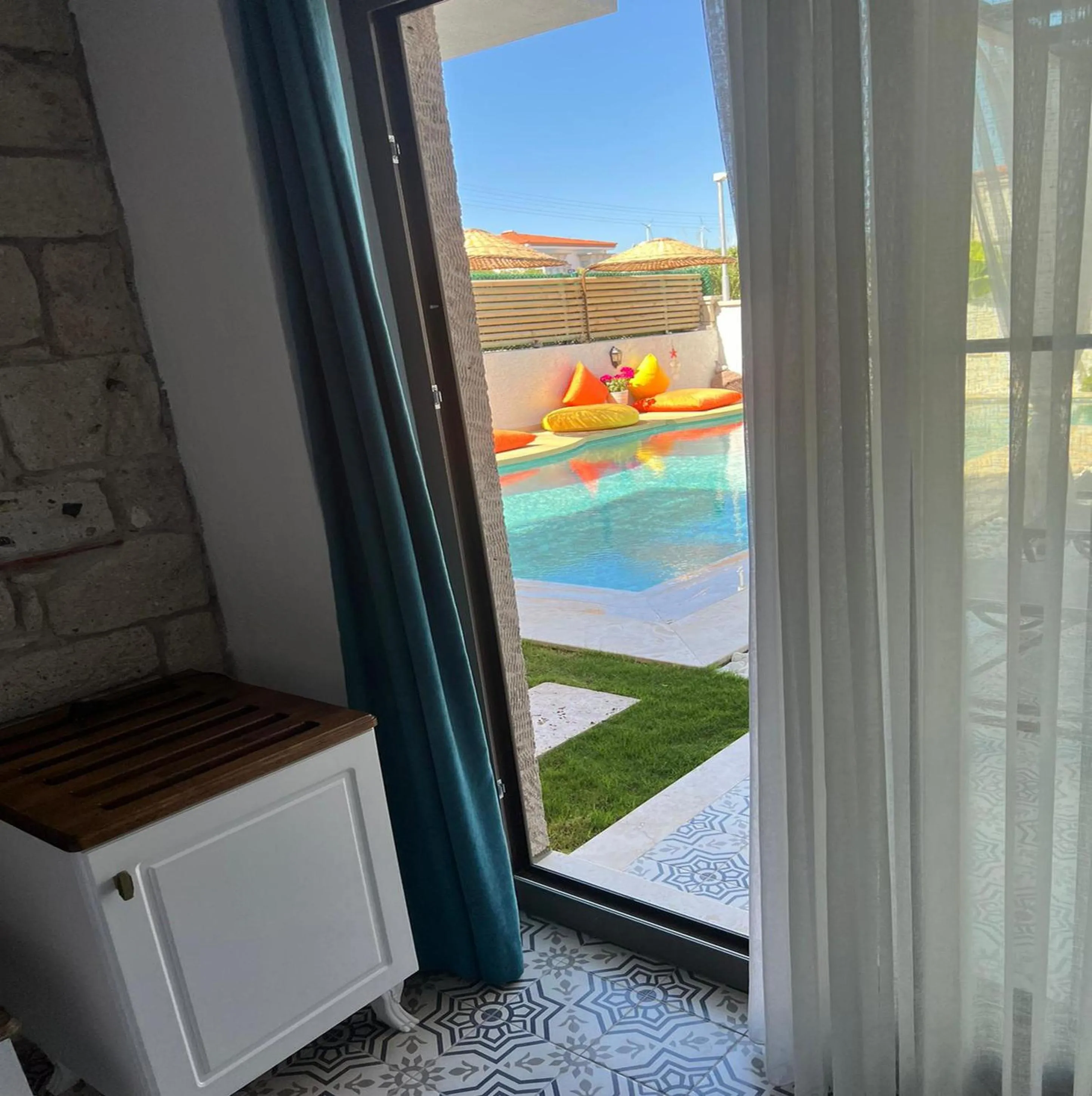 Pool view in My Angels Alaçatı
