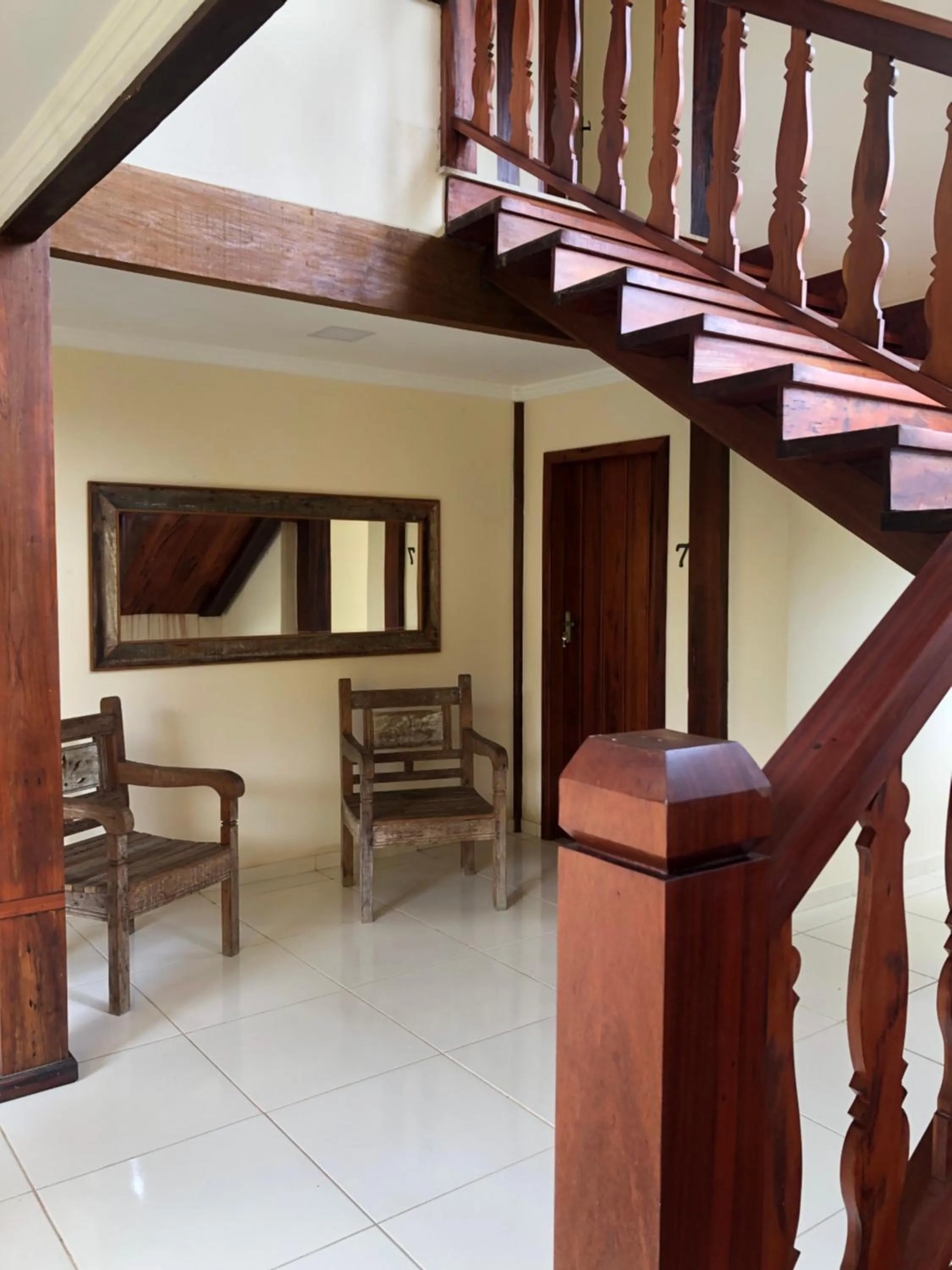 Seating area in Pousada da Chica