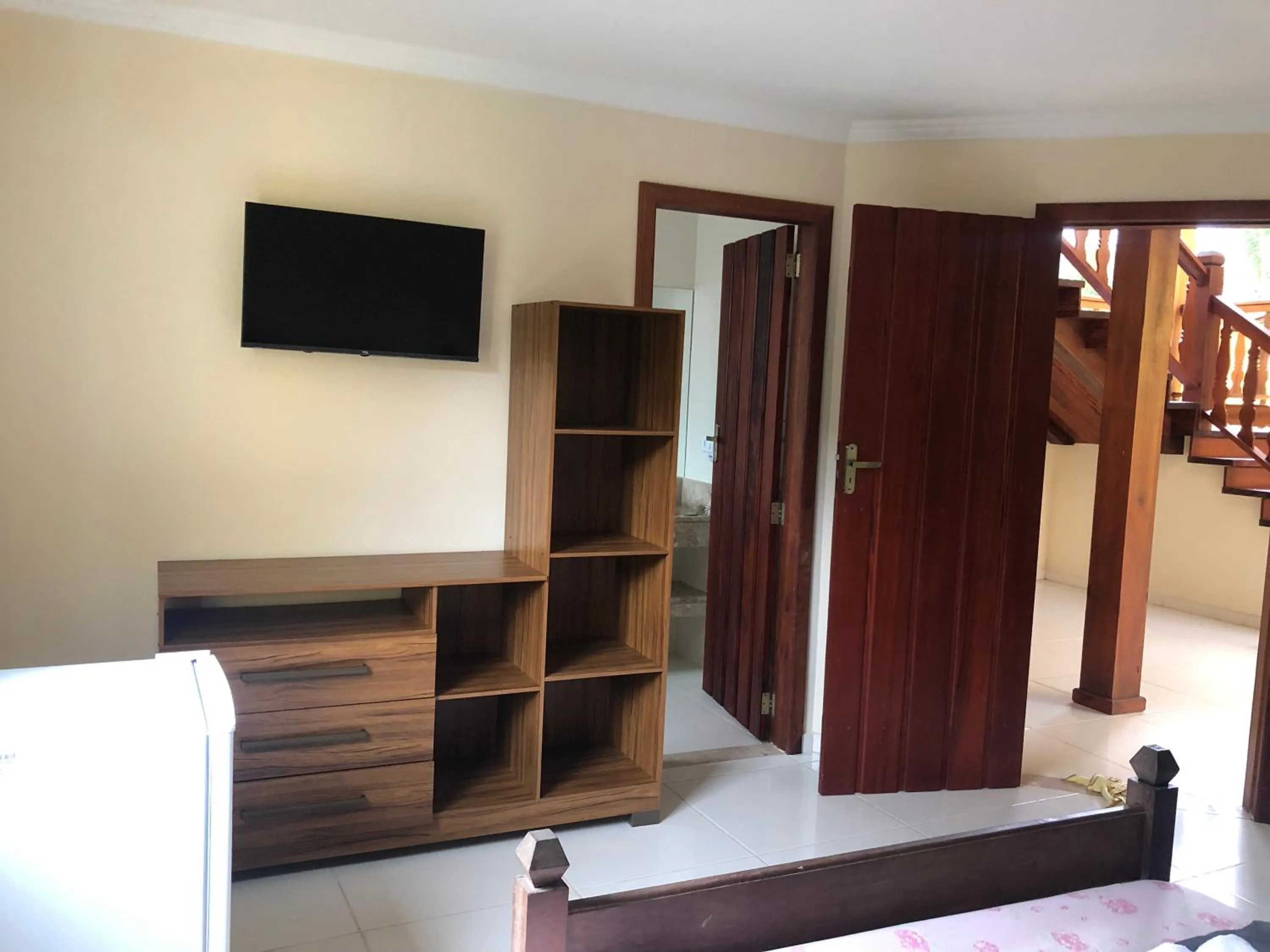 Bed in Pousada da Chica