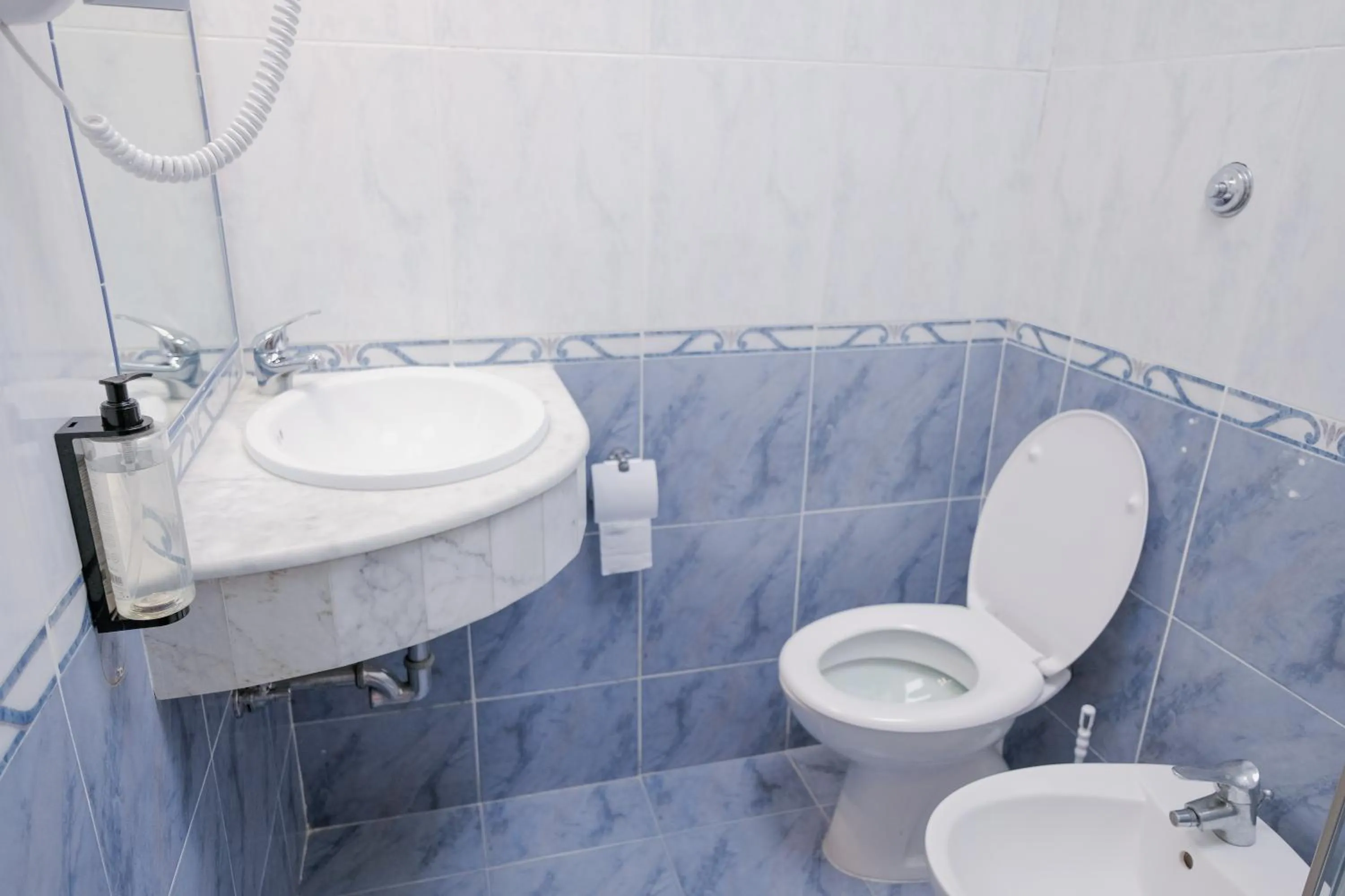 Shower in Hotel Alex Square