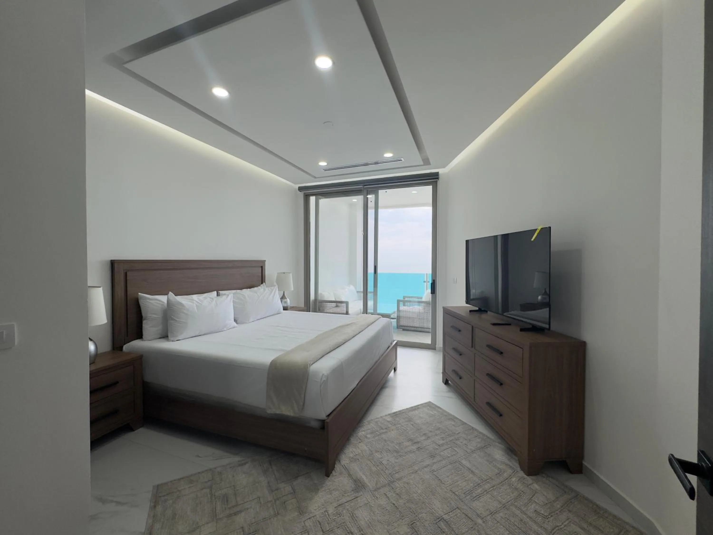 Bed in Esmeralda Beach Resort