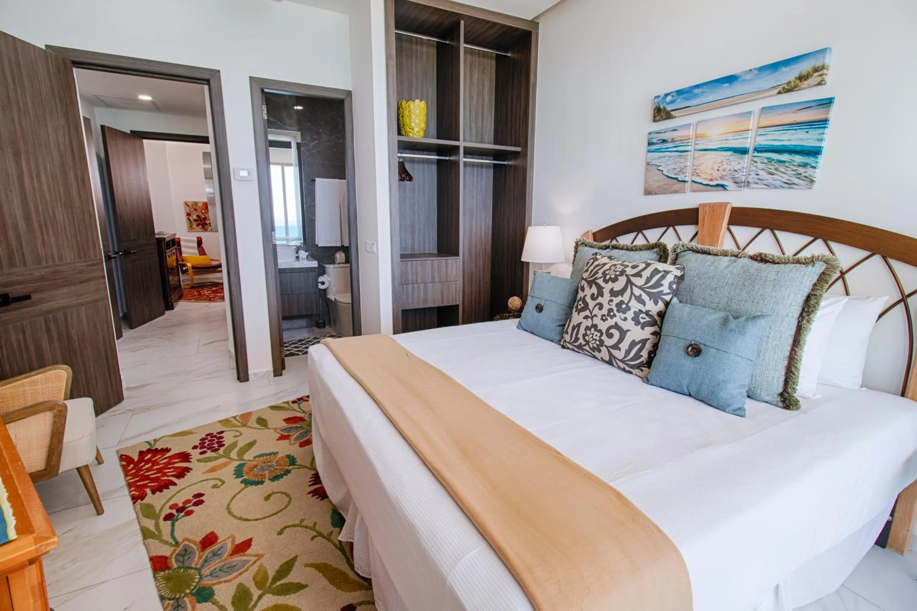 Bed in Esmeralda Beach Resort