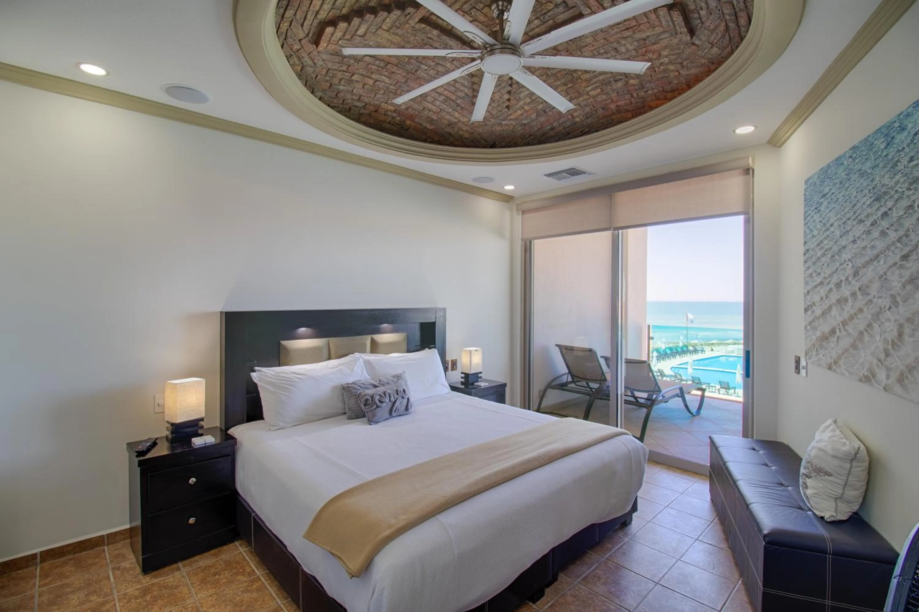 Bed in Esmeralda Beach Resort