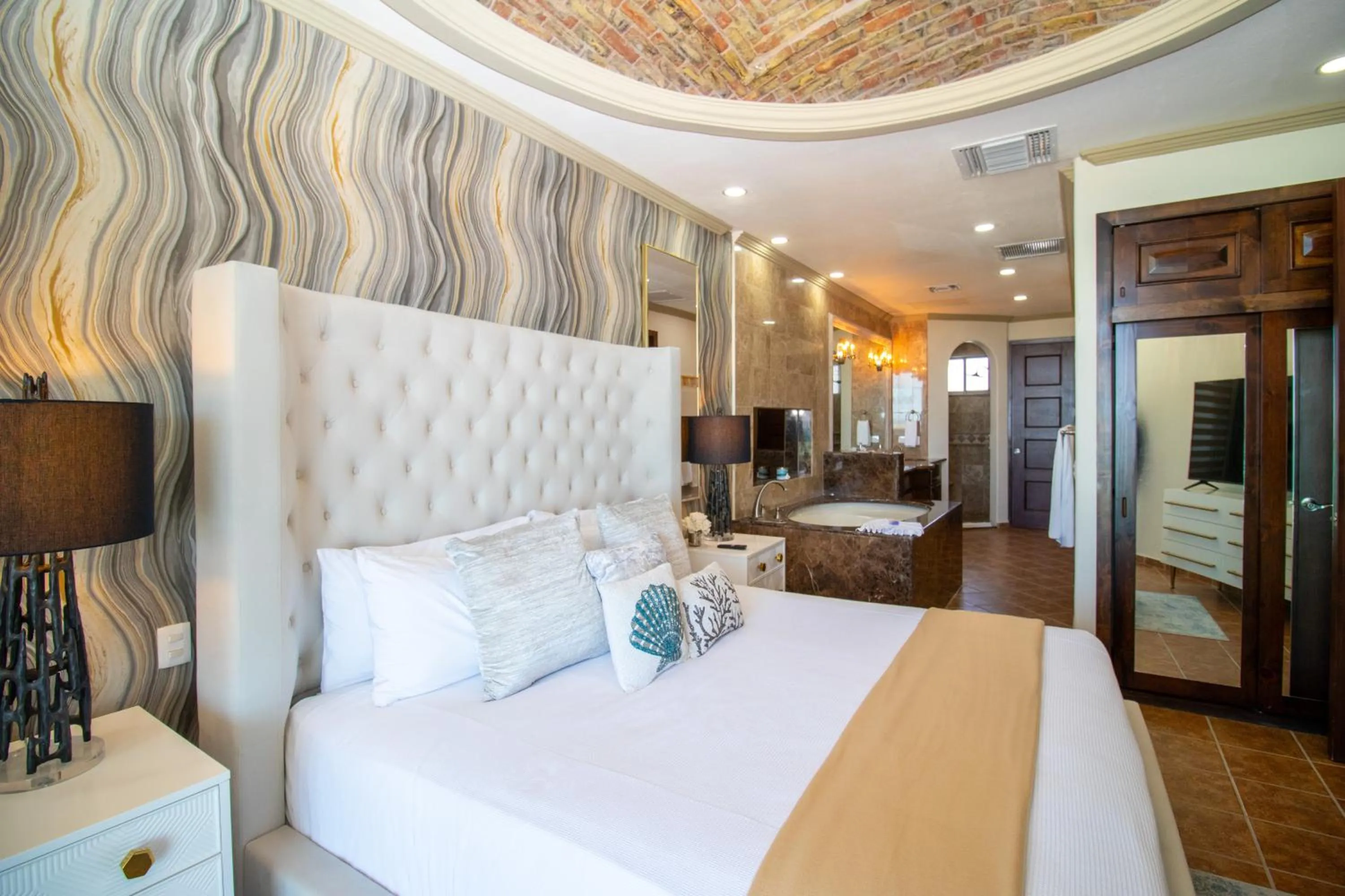 Bed in Esmeralda Beach Resort