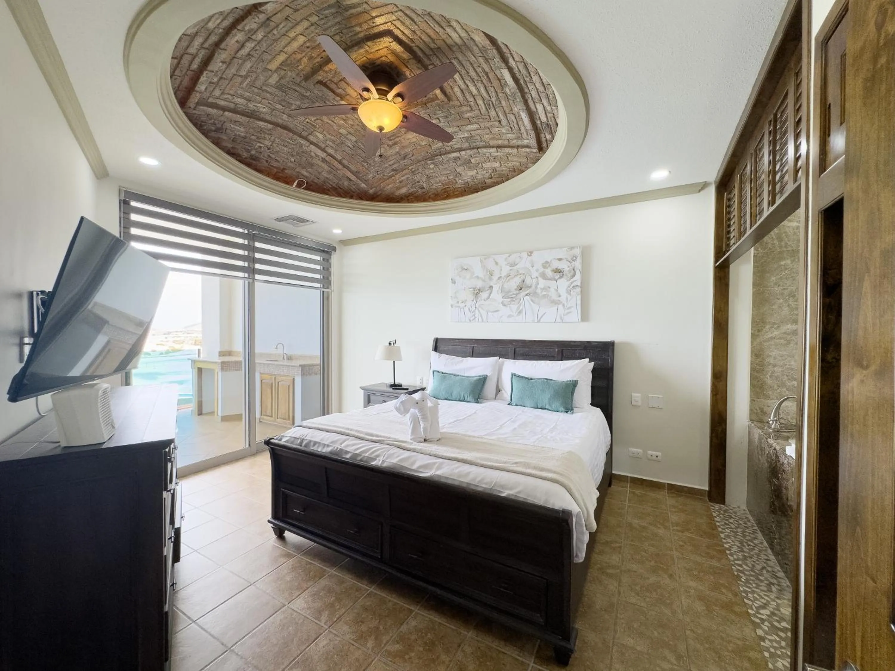 Bed in Esmeralda Beach Resort