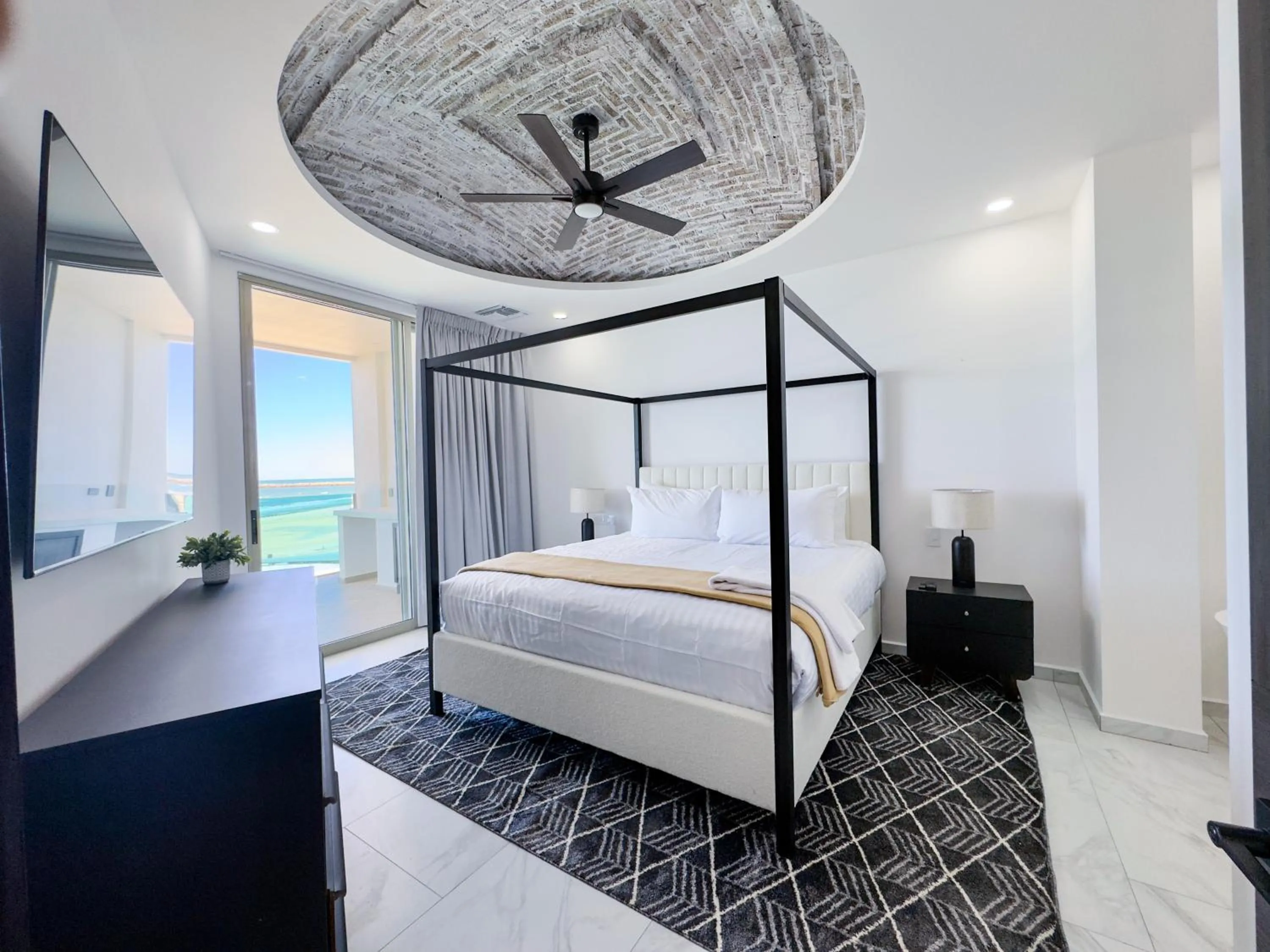 Bed in Esmeralda Beach Resort