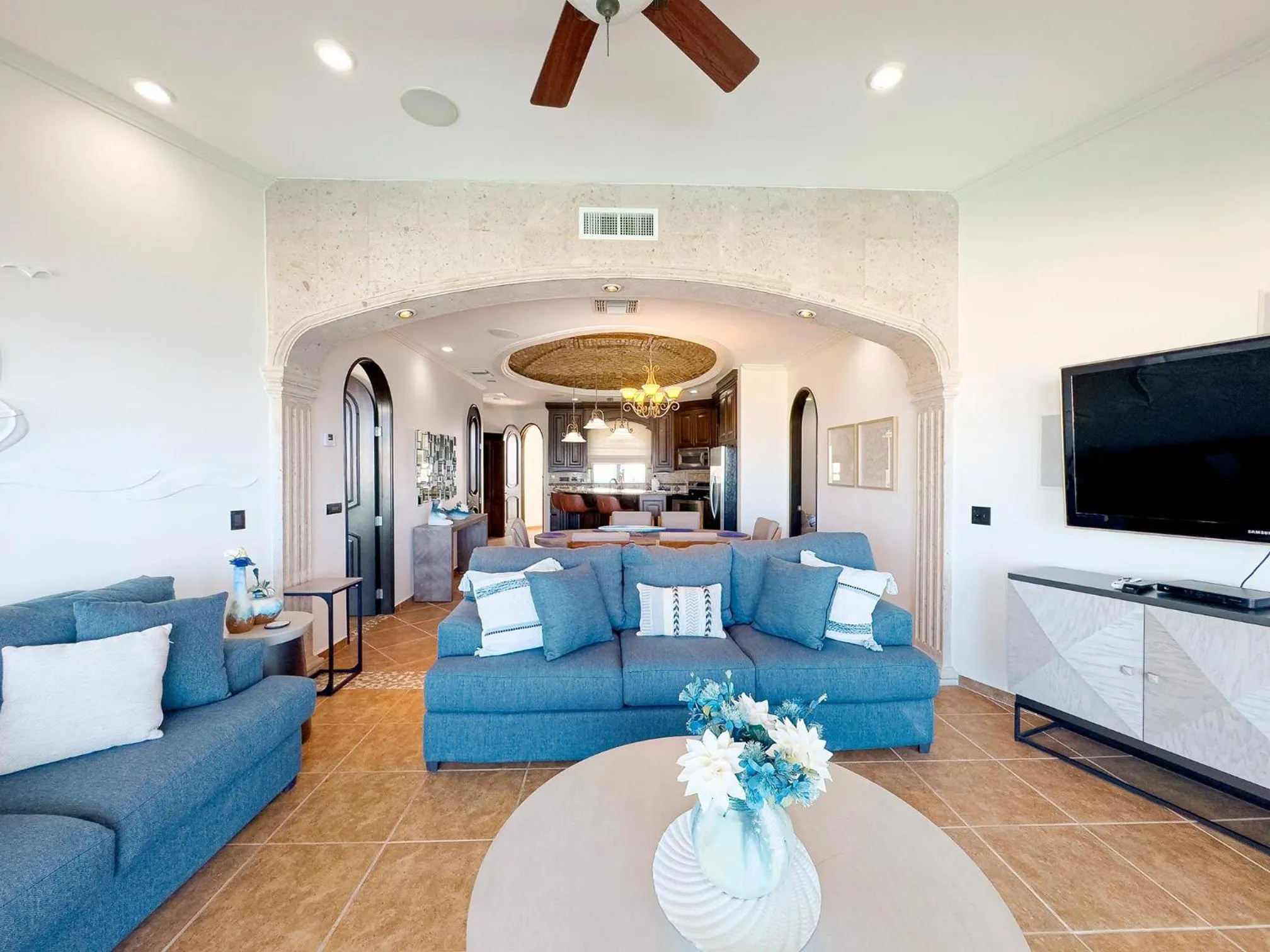 Living room in Esmeralda Beach Resort