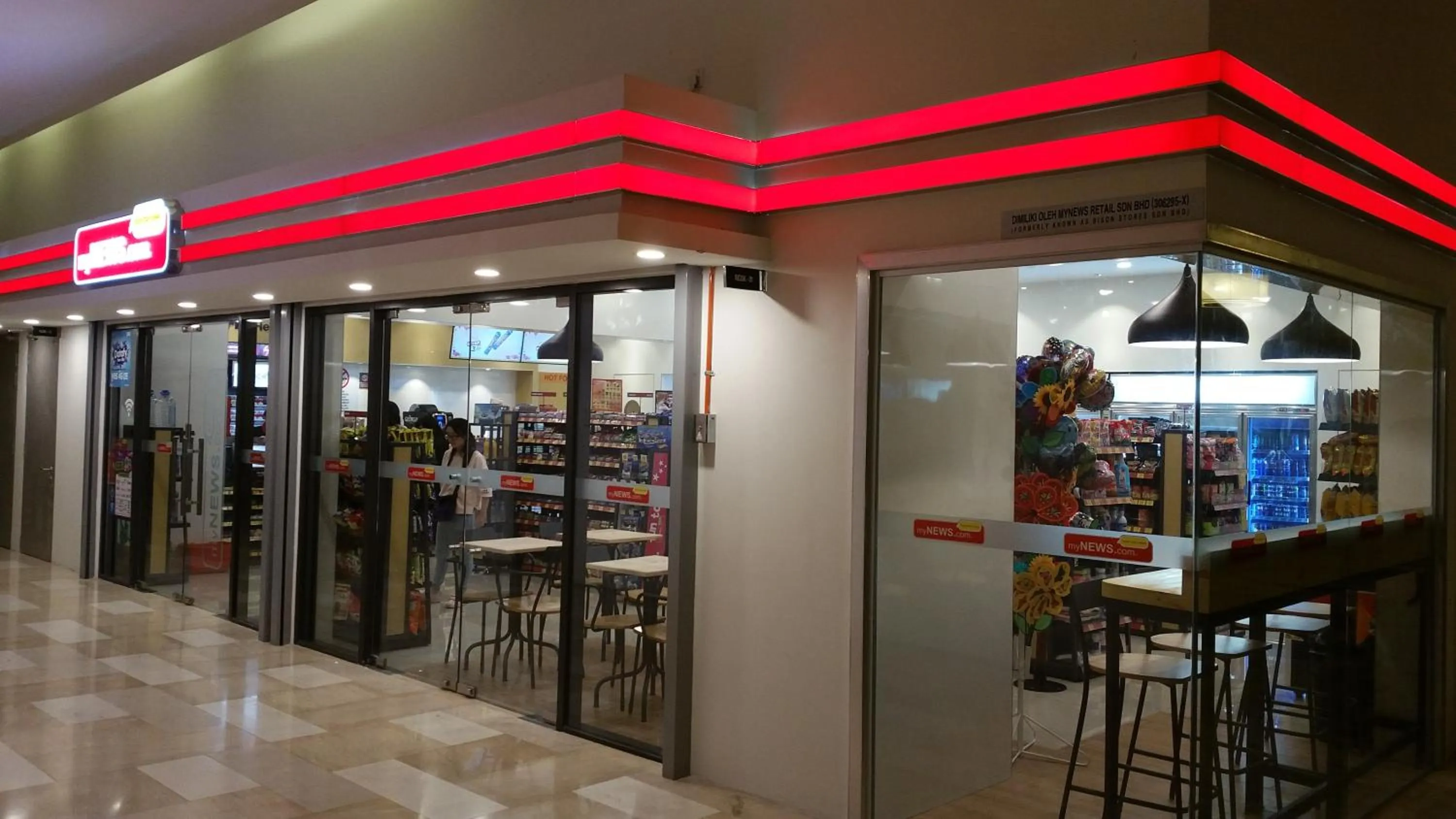 On-site shops in MCity Jalan Ampang KLCC