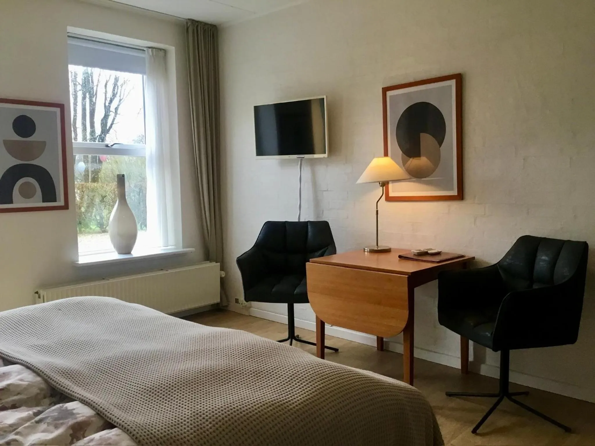 Bed in Børglum Mejeri Hotel