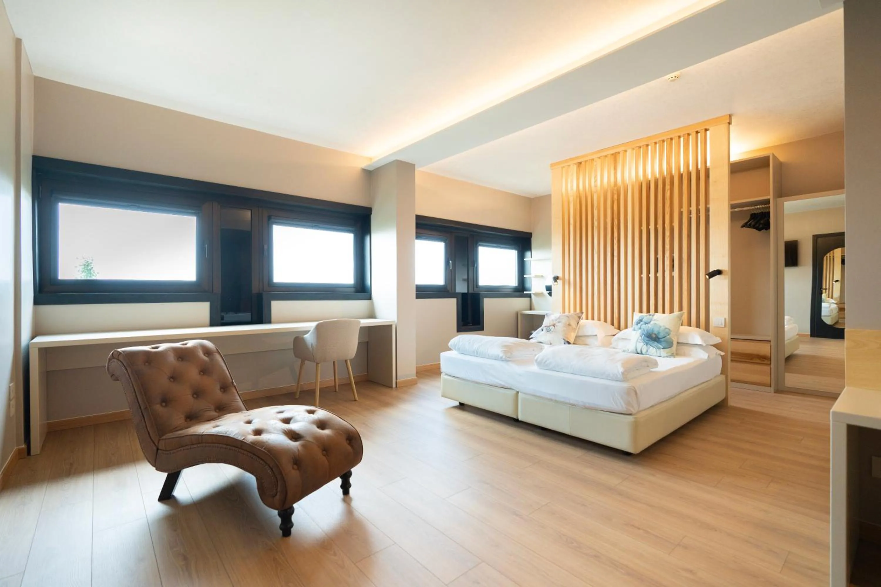 Bedroom, Bed in Hotel Saccardi & Spa - Adults Only