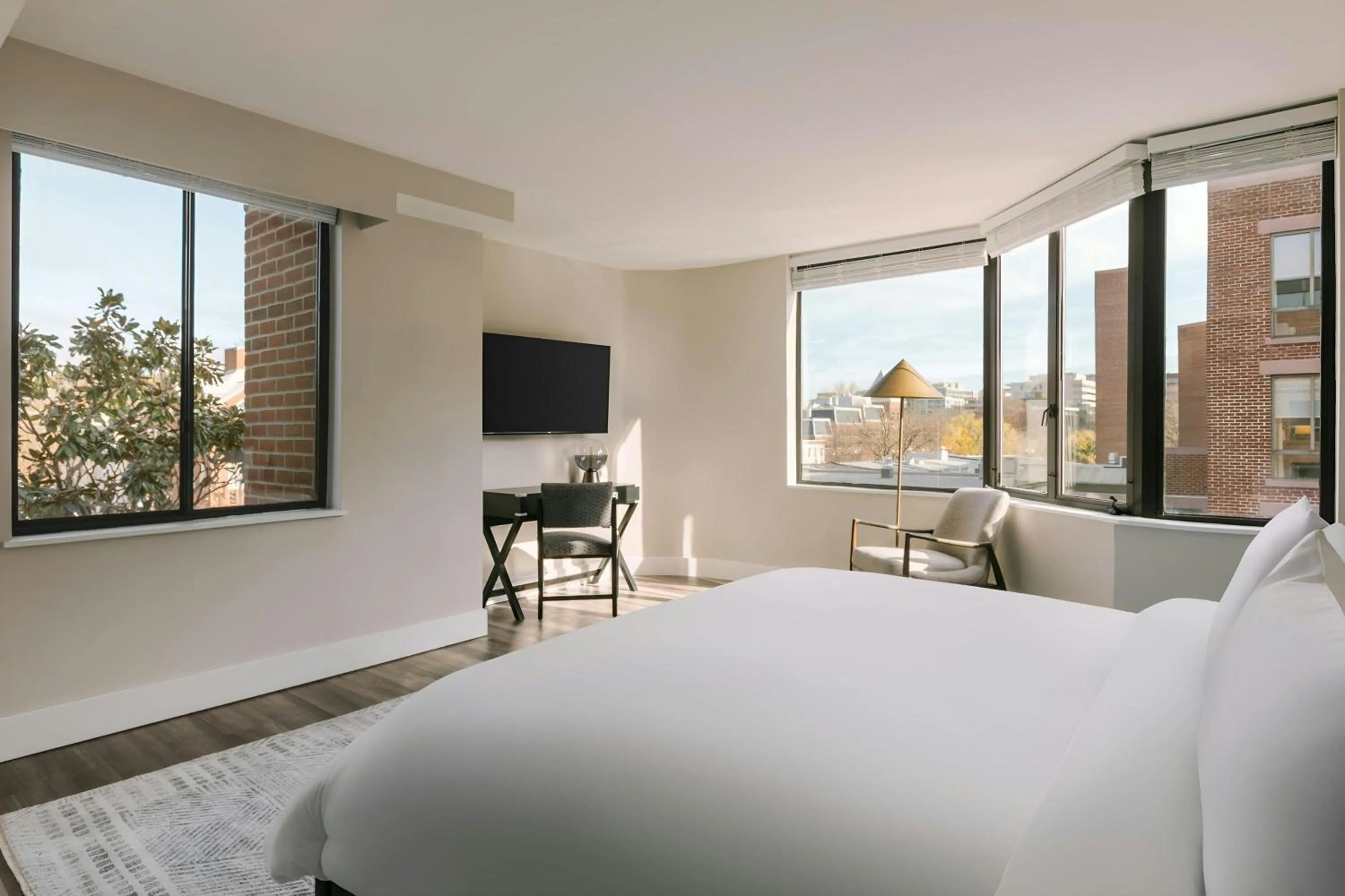 Bedroom, Bed in Sonder by Marriott Bonvoy Georgetown C&O Apartments Georgetown