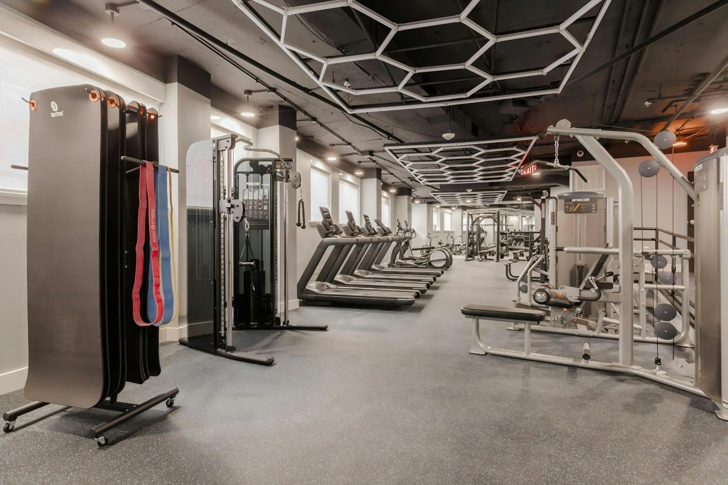 Fitness centre/facilities in Sonder by Marriott Bonvoy Georgetown C&O Apartments Georgetown
