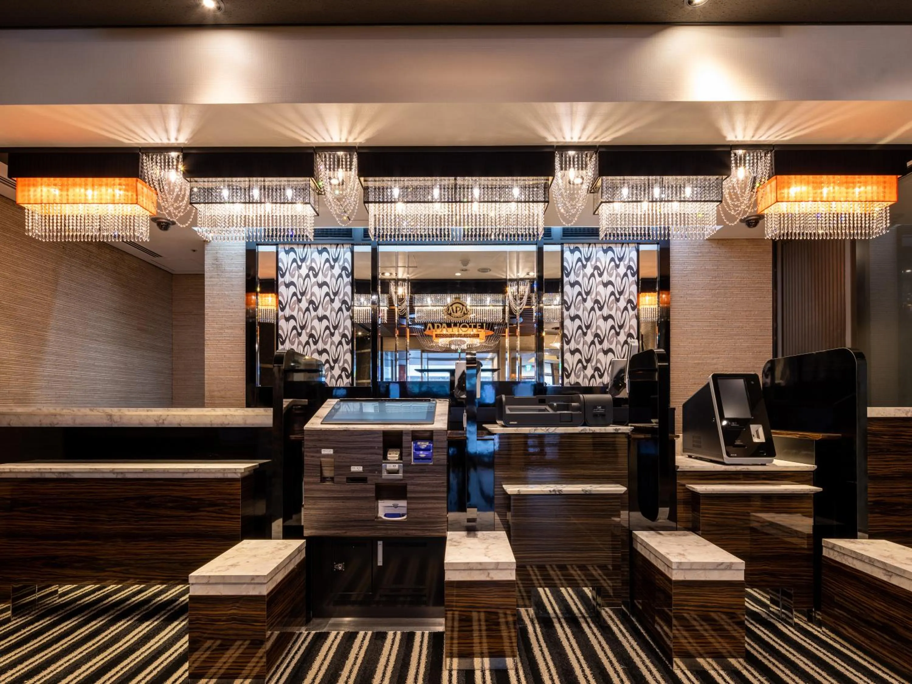 Lobby or reception in APA Hotel Nagoya Fushimi Ekikita