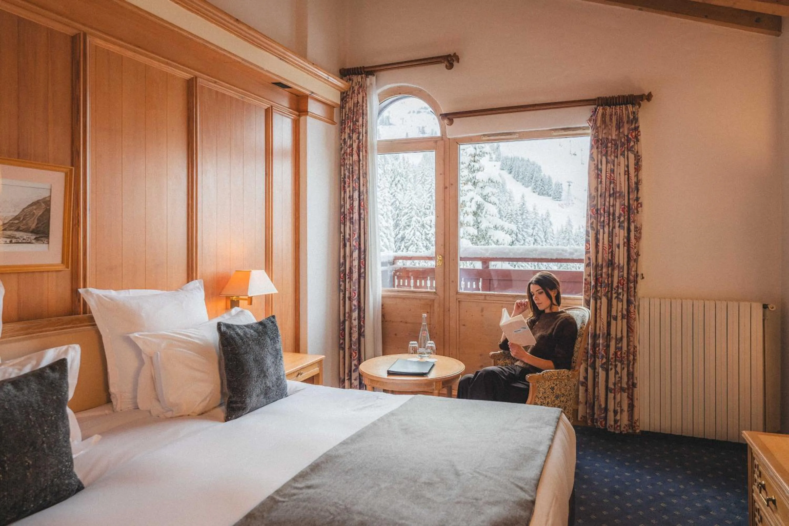 Bed in Hotel Carlina