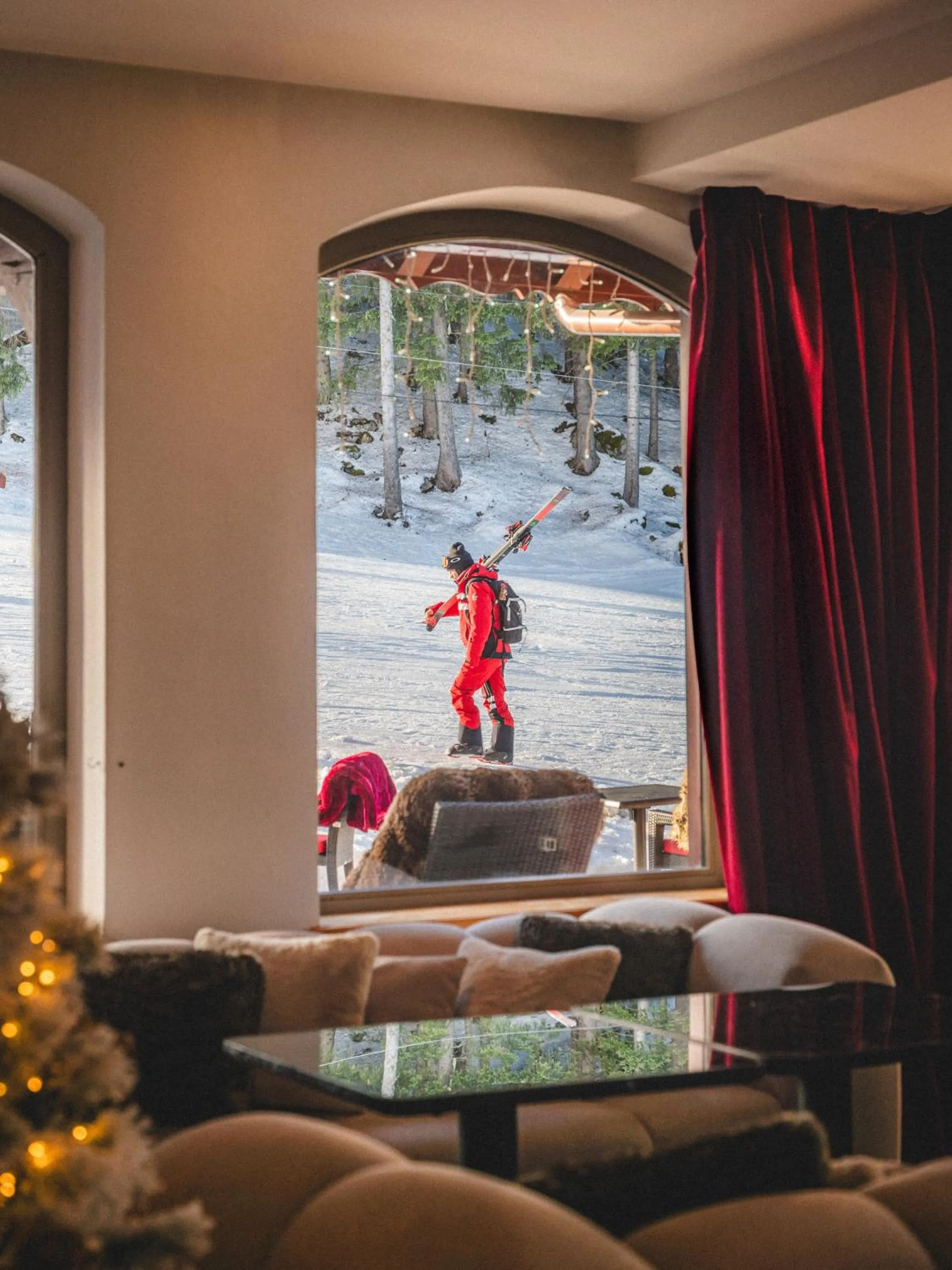 Mountain view in Hotel Carlina