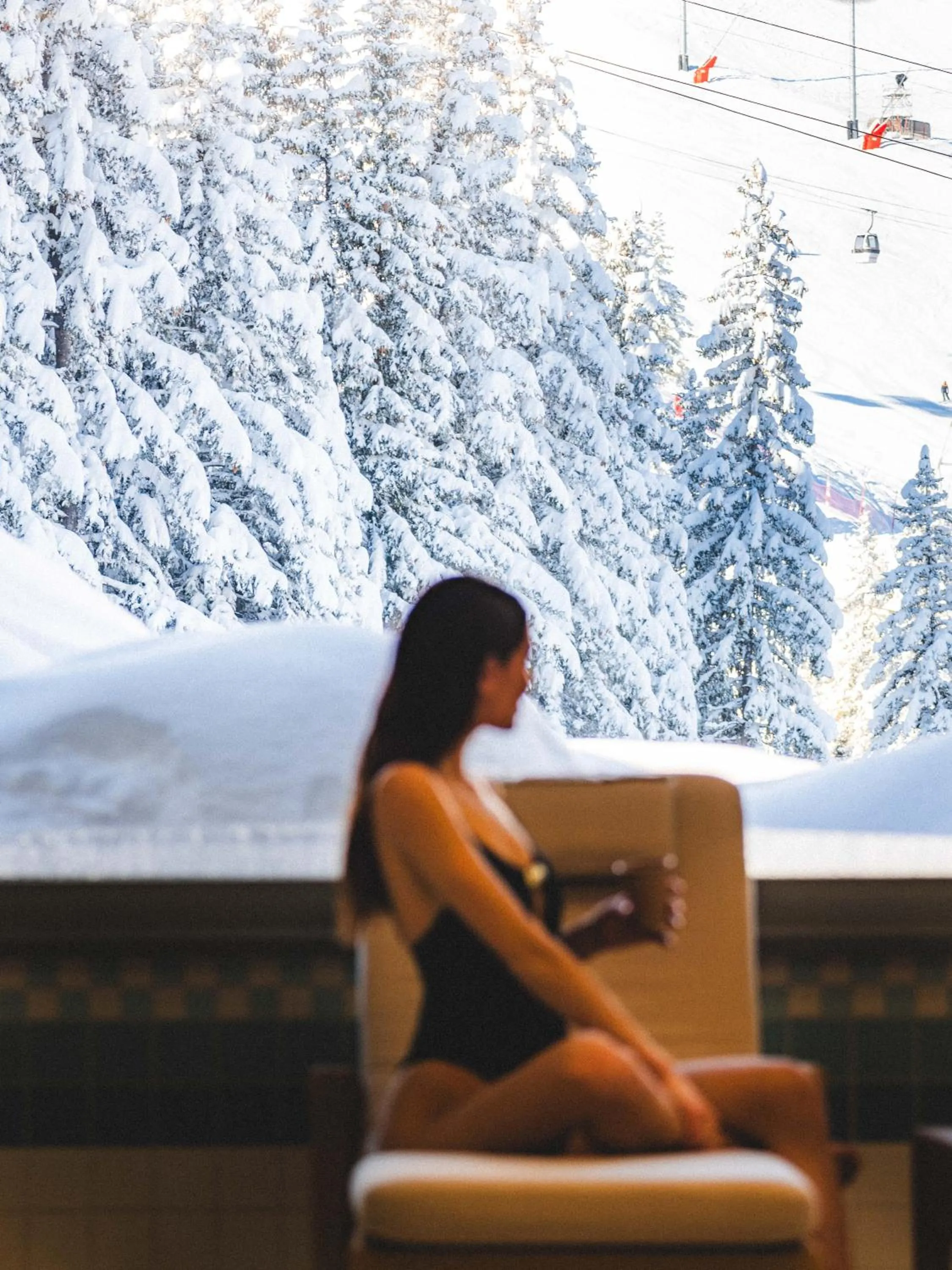 Swimming pool in Hotel Carlina