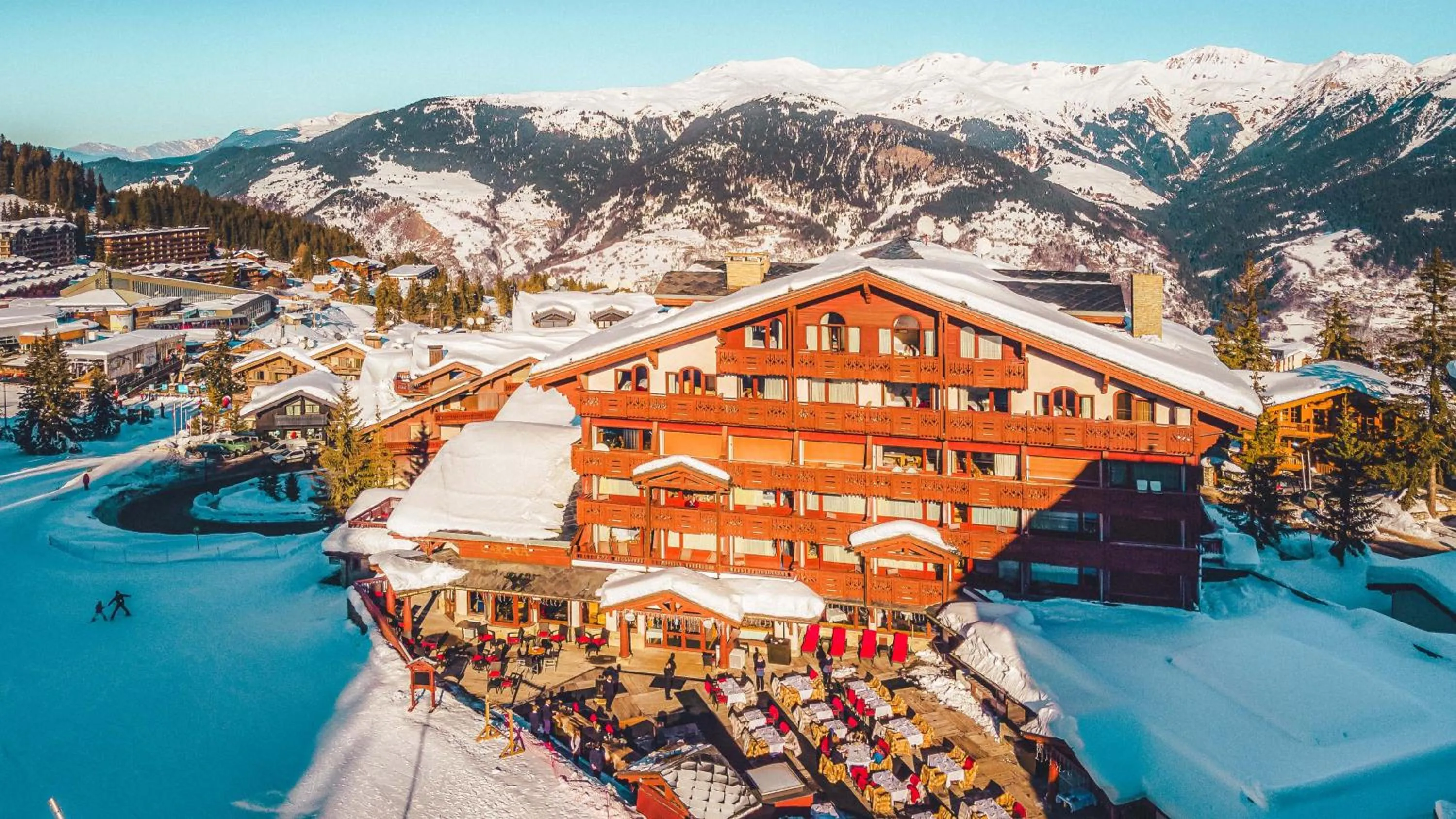 Patio in Hotel Carlina