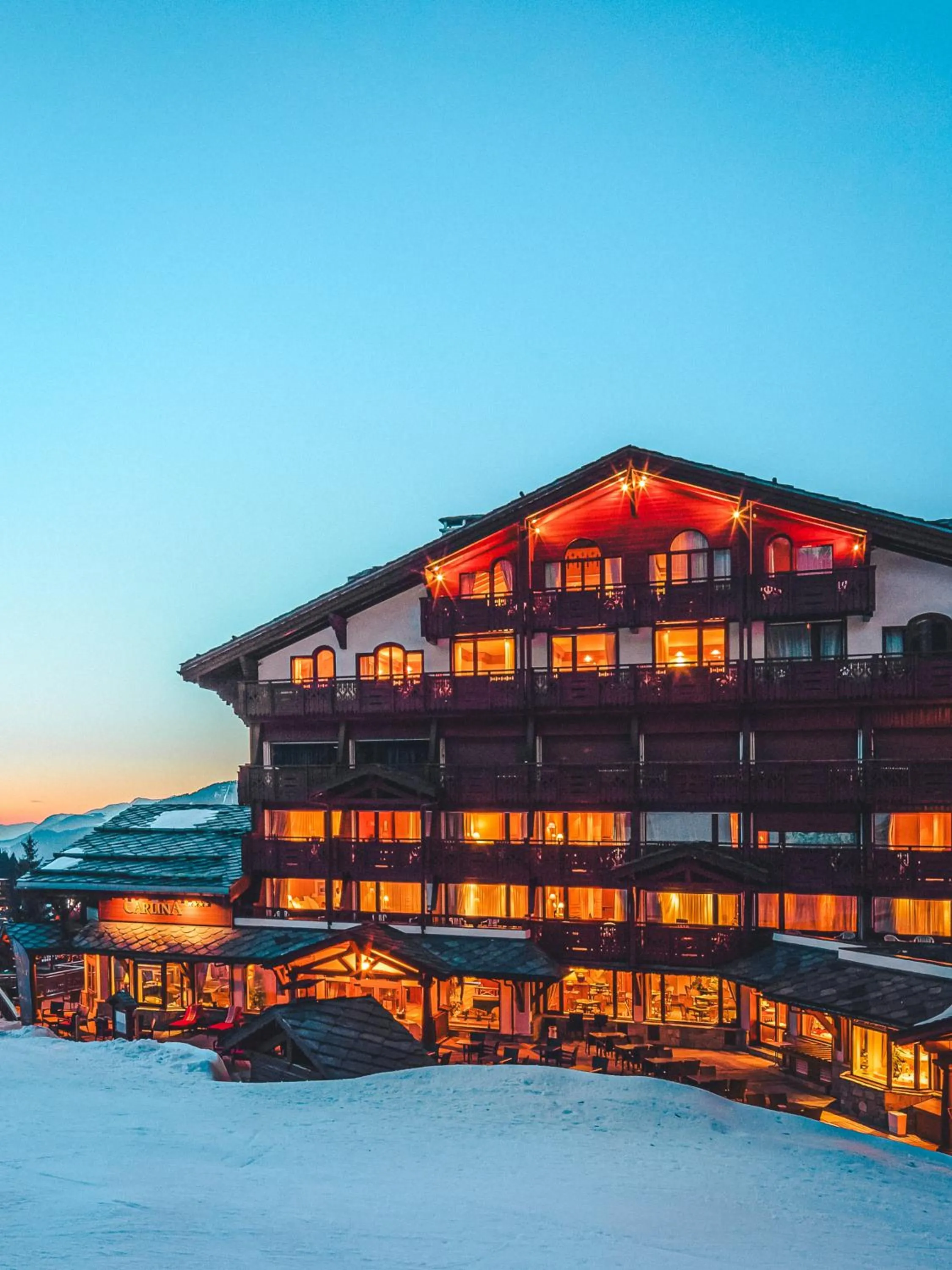 Property building in Hotel Carlina