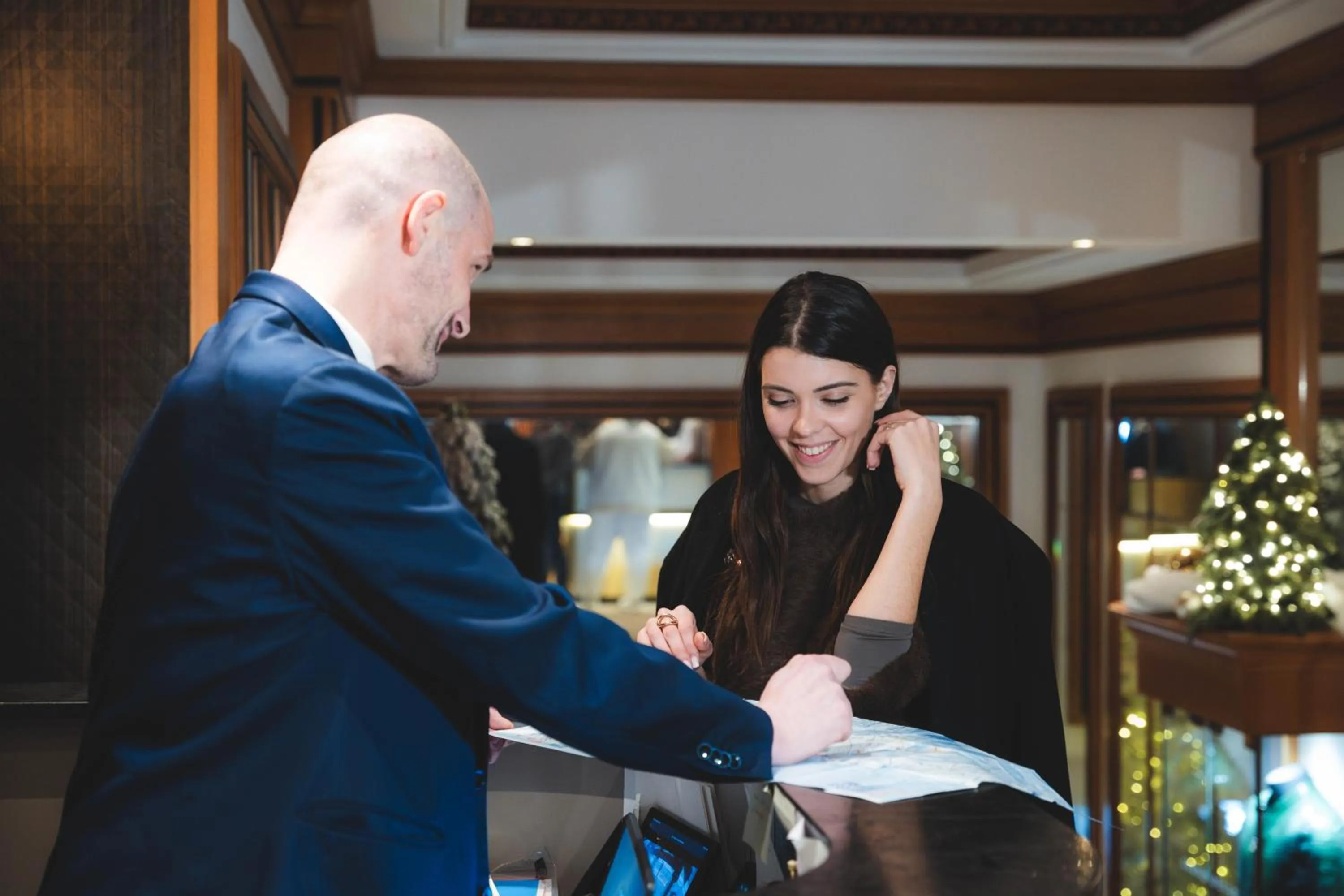 concierge in Hotel Carlina