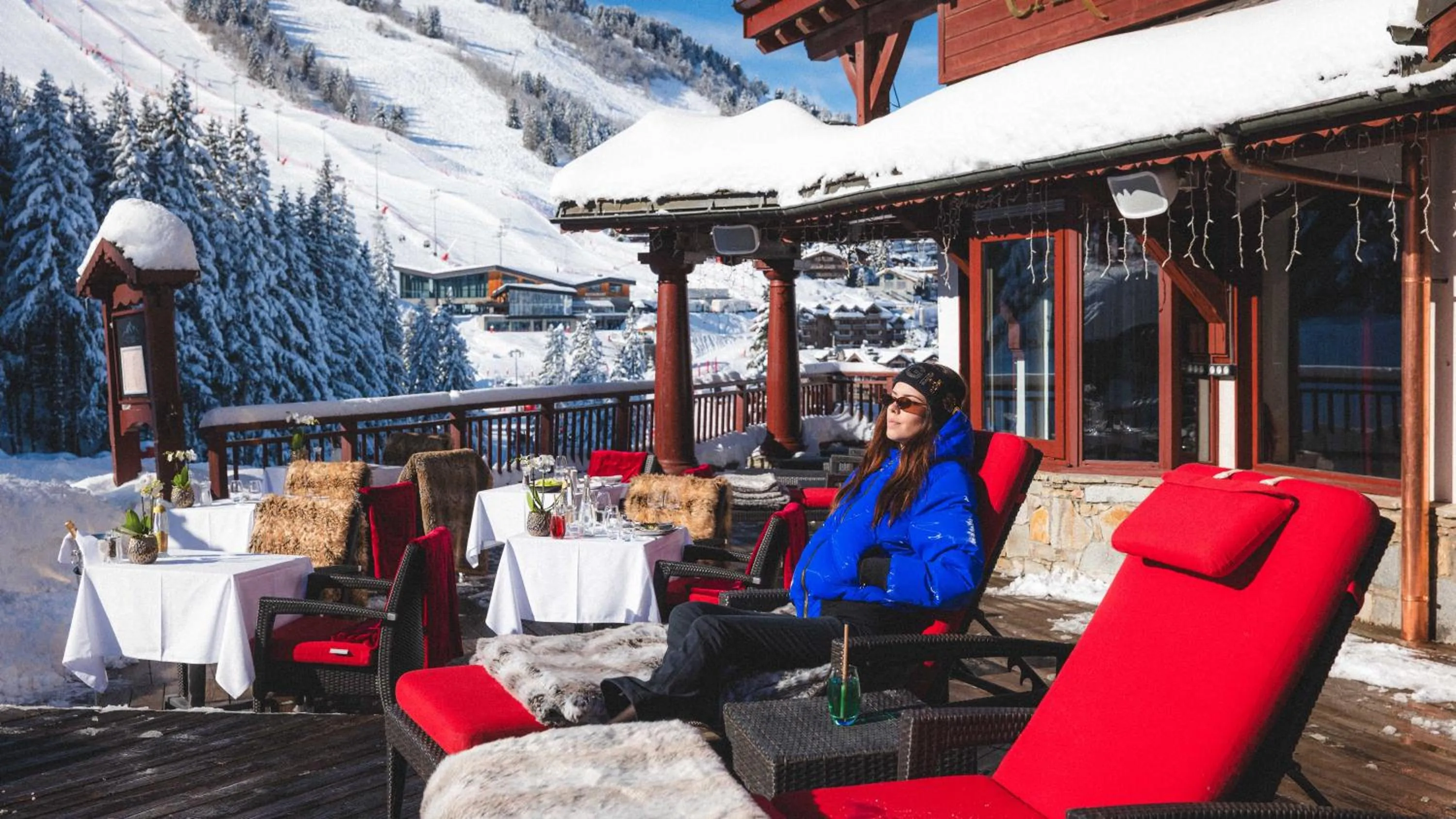 Patio in Hotel Carlina