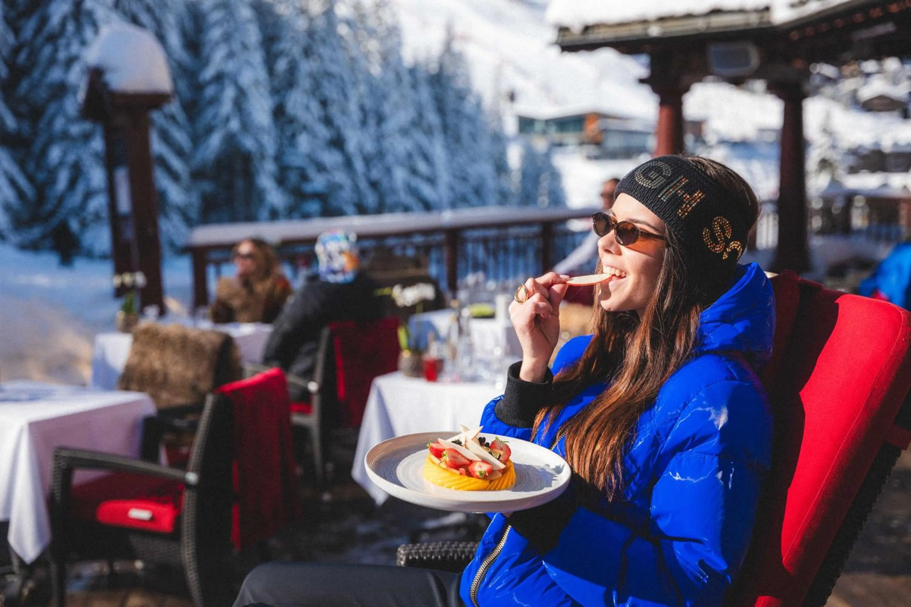 Patio in Hotel Carlina