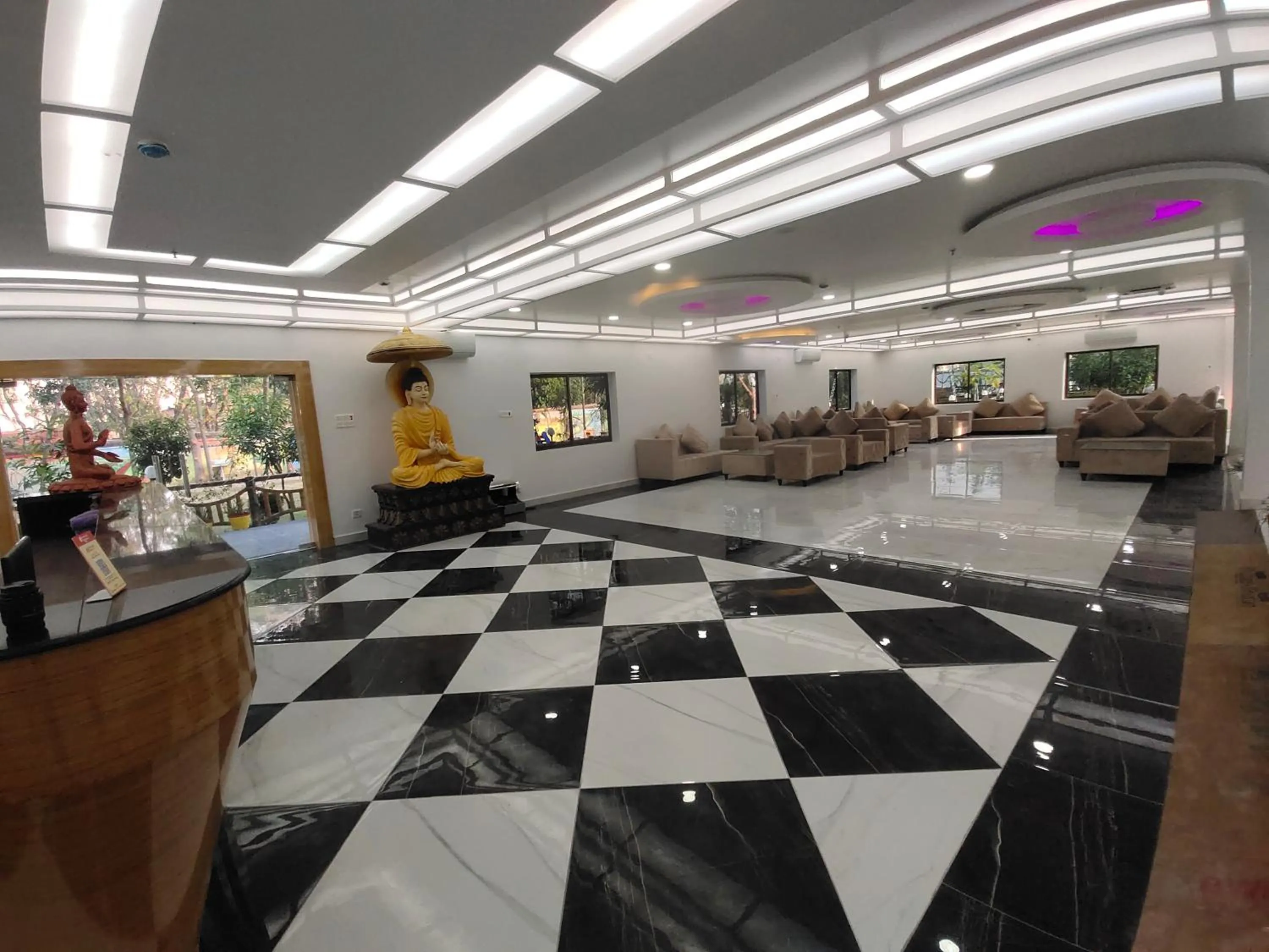 Lobby or reception in The Buddha Resort