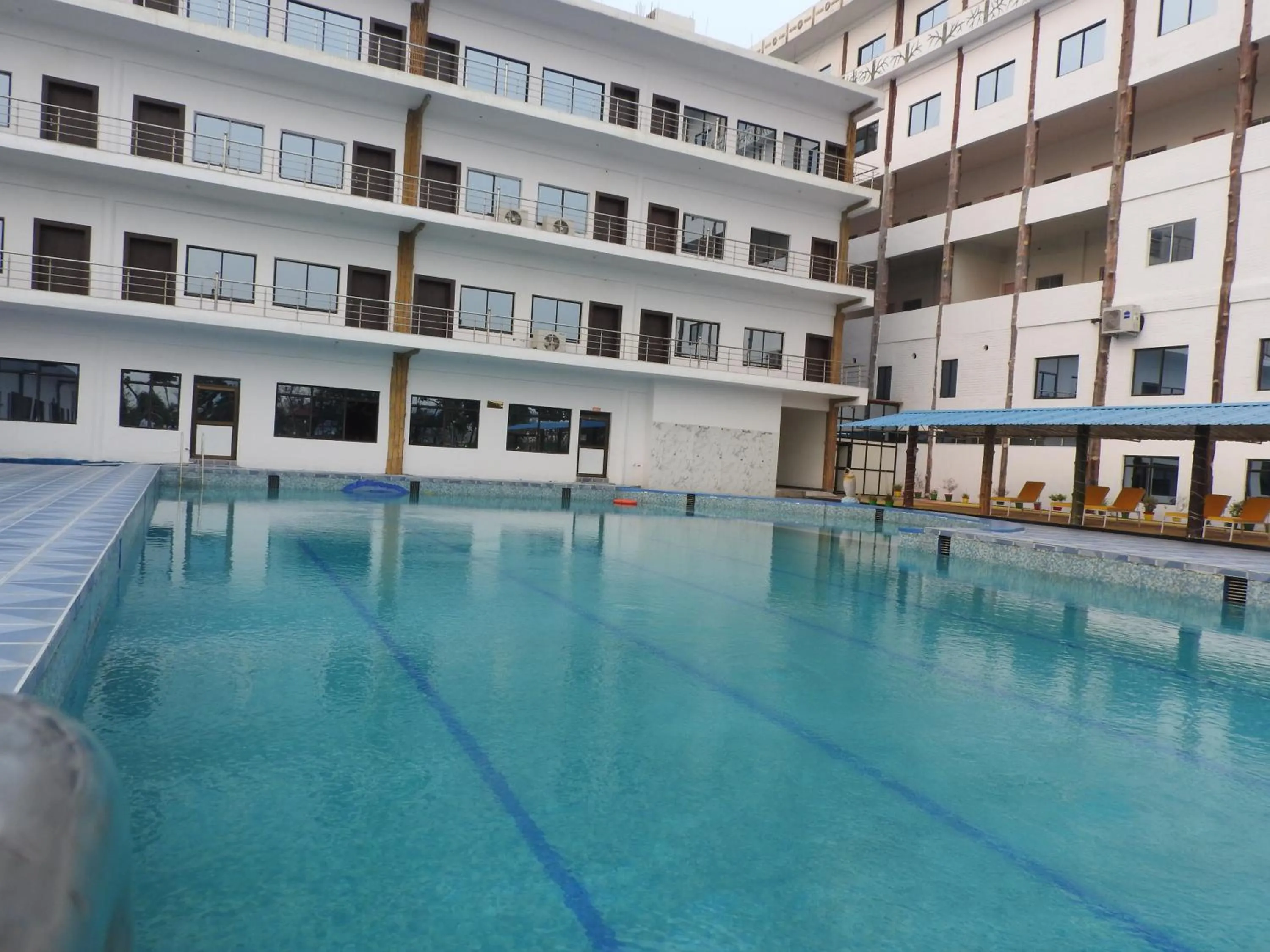 Pool view in The Buddha Resort