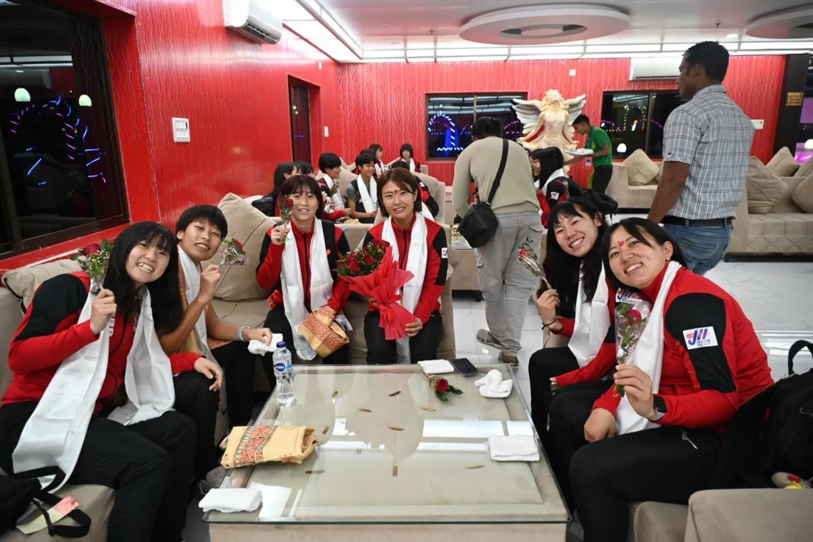 group of guests in The Buddha Resort