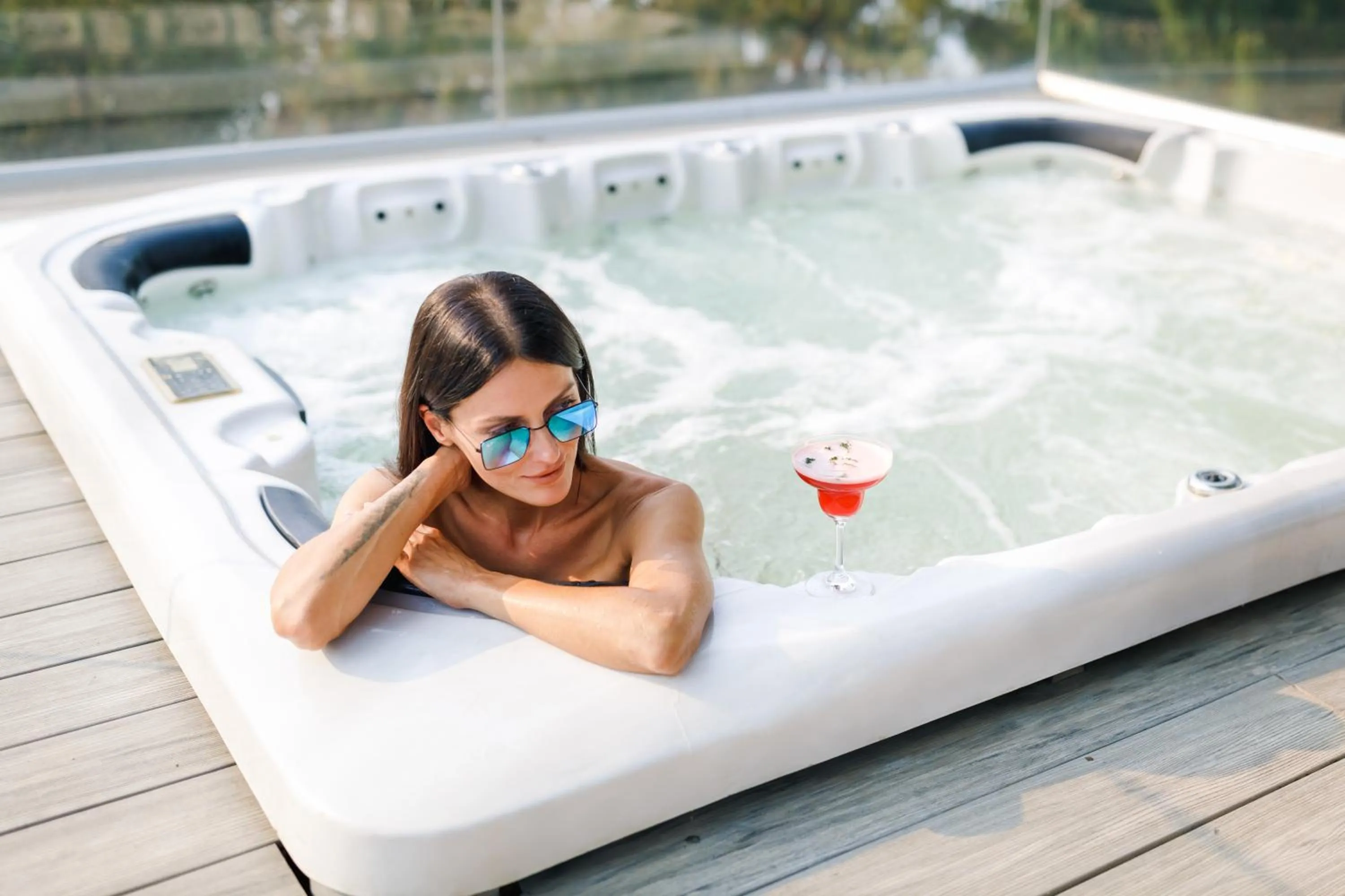 People in The Terraces Resort and Spa