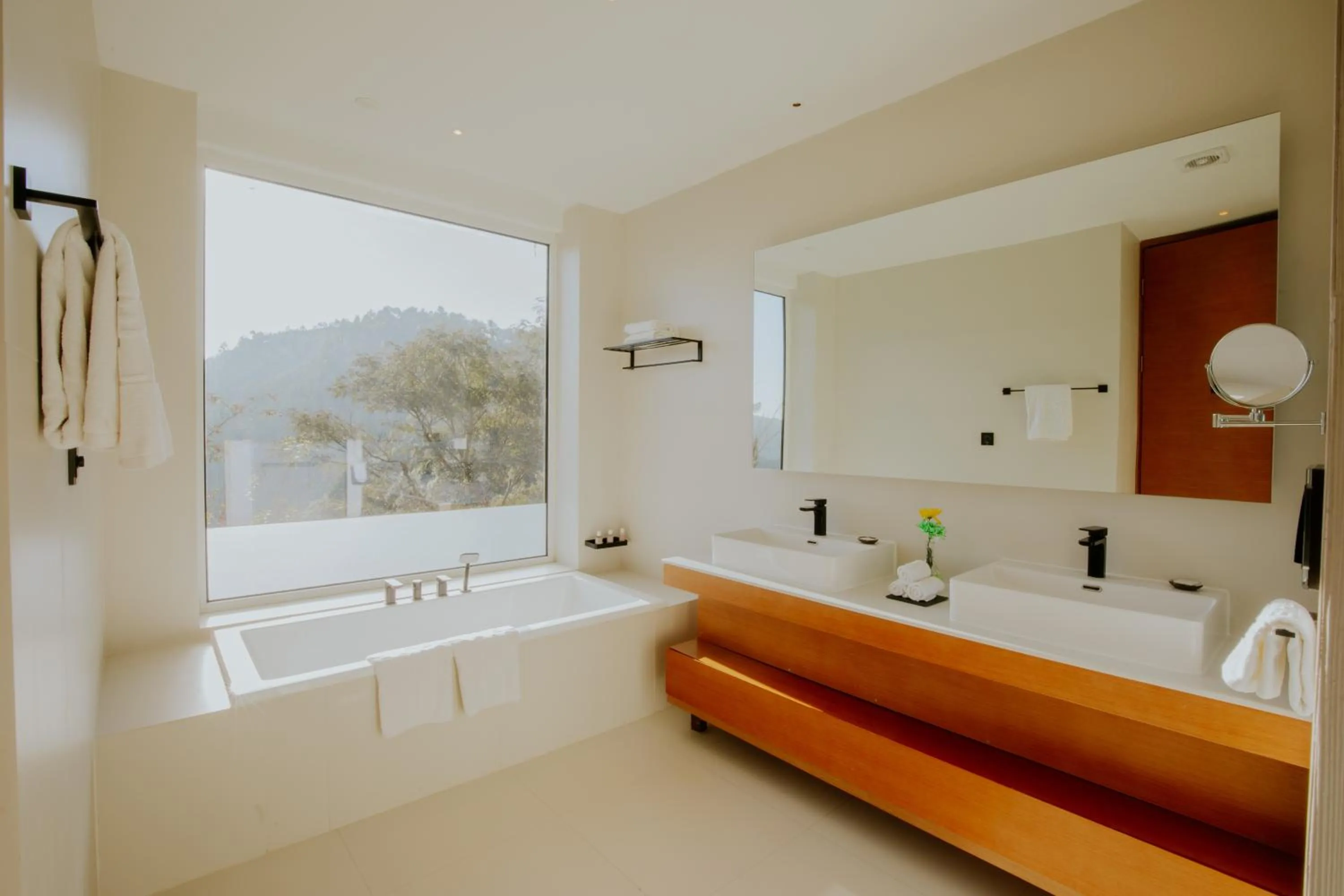 Natural landscape, Bed in The Terraces Resort and Spa