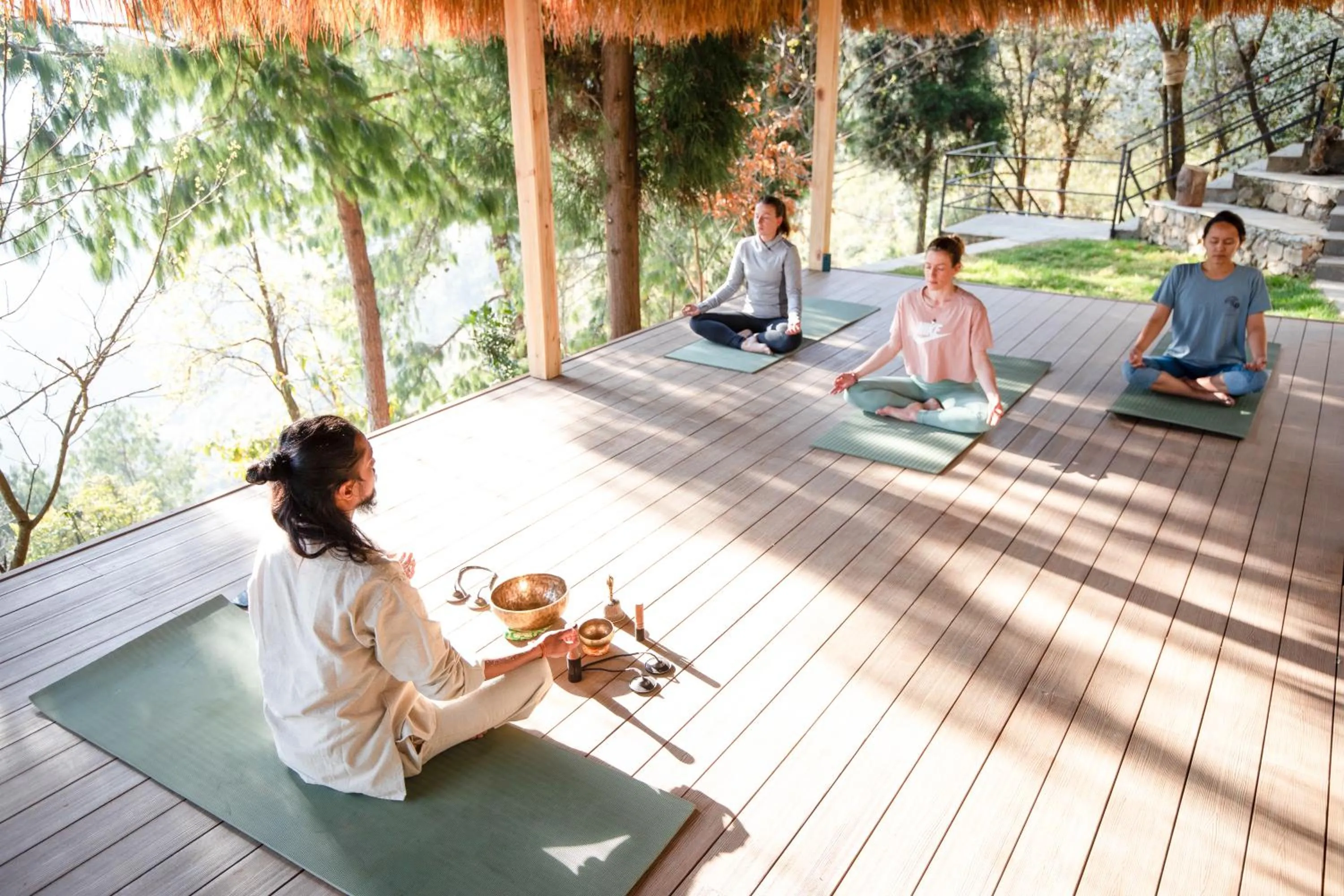 People in The Terraces Resort and Spa