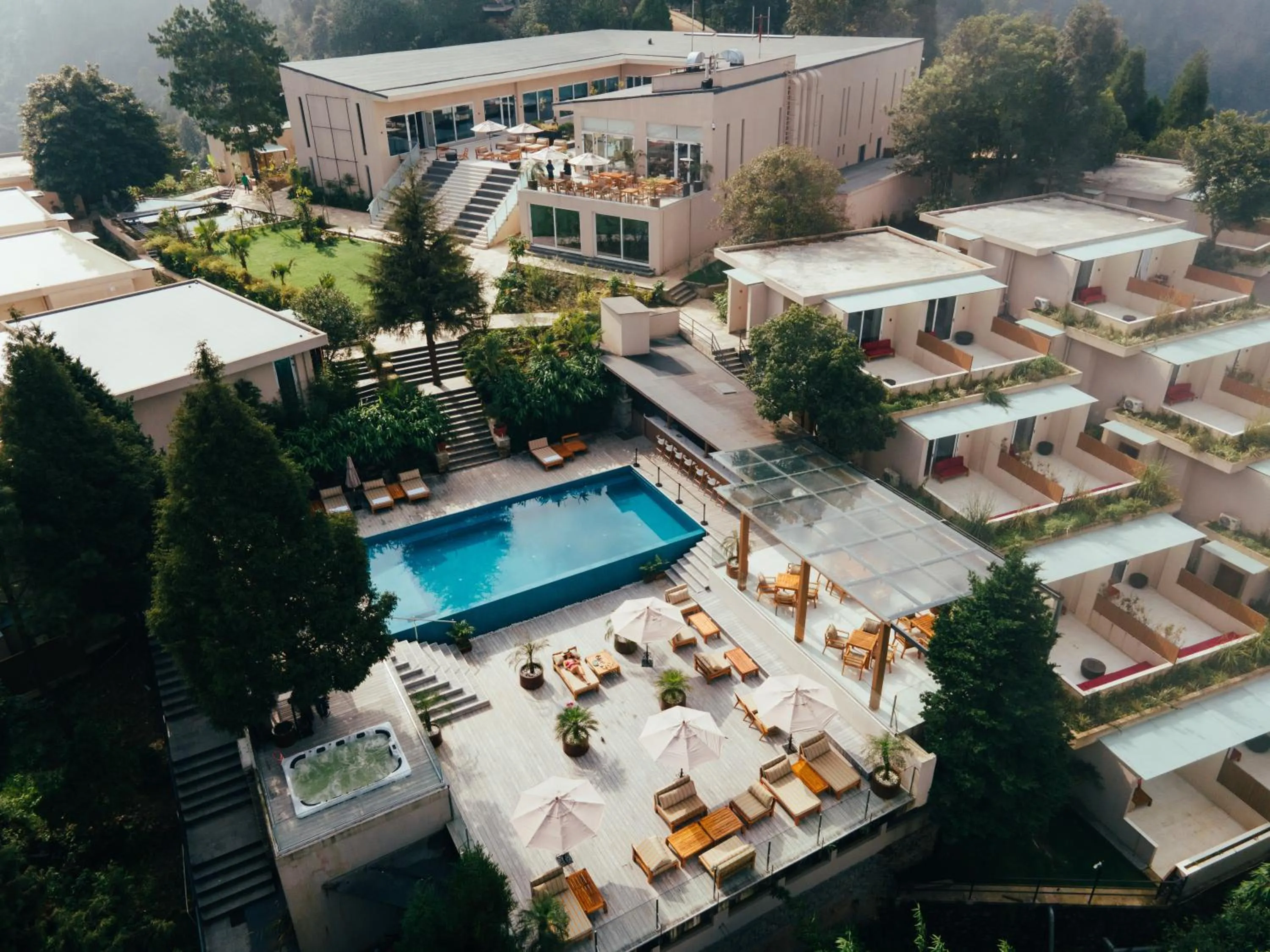 Property building in The Terraces Resort and Spa