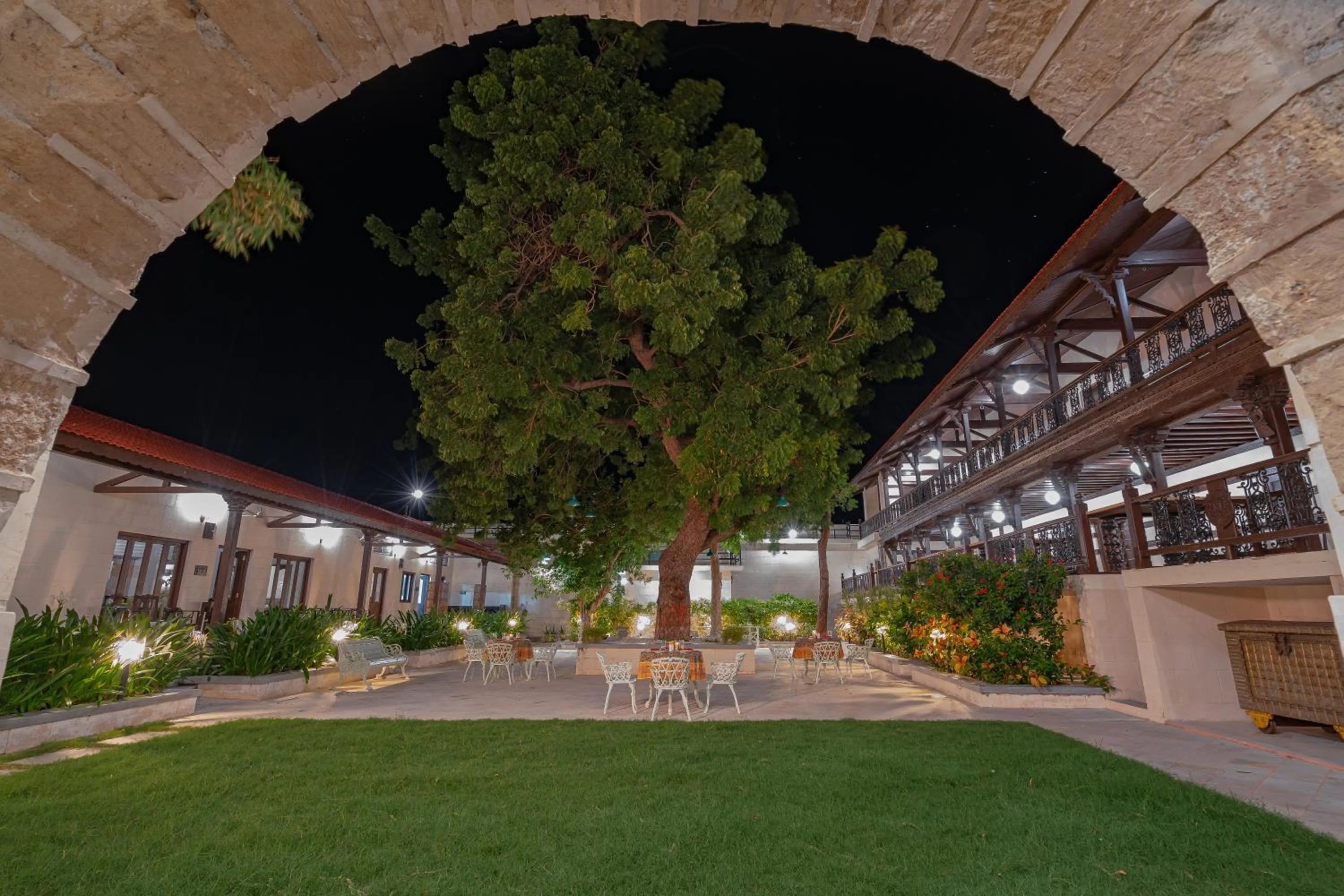 Garden in Tree of Life Darbargadh Dared