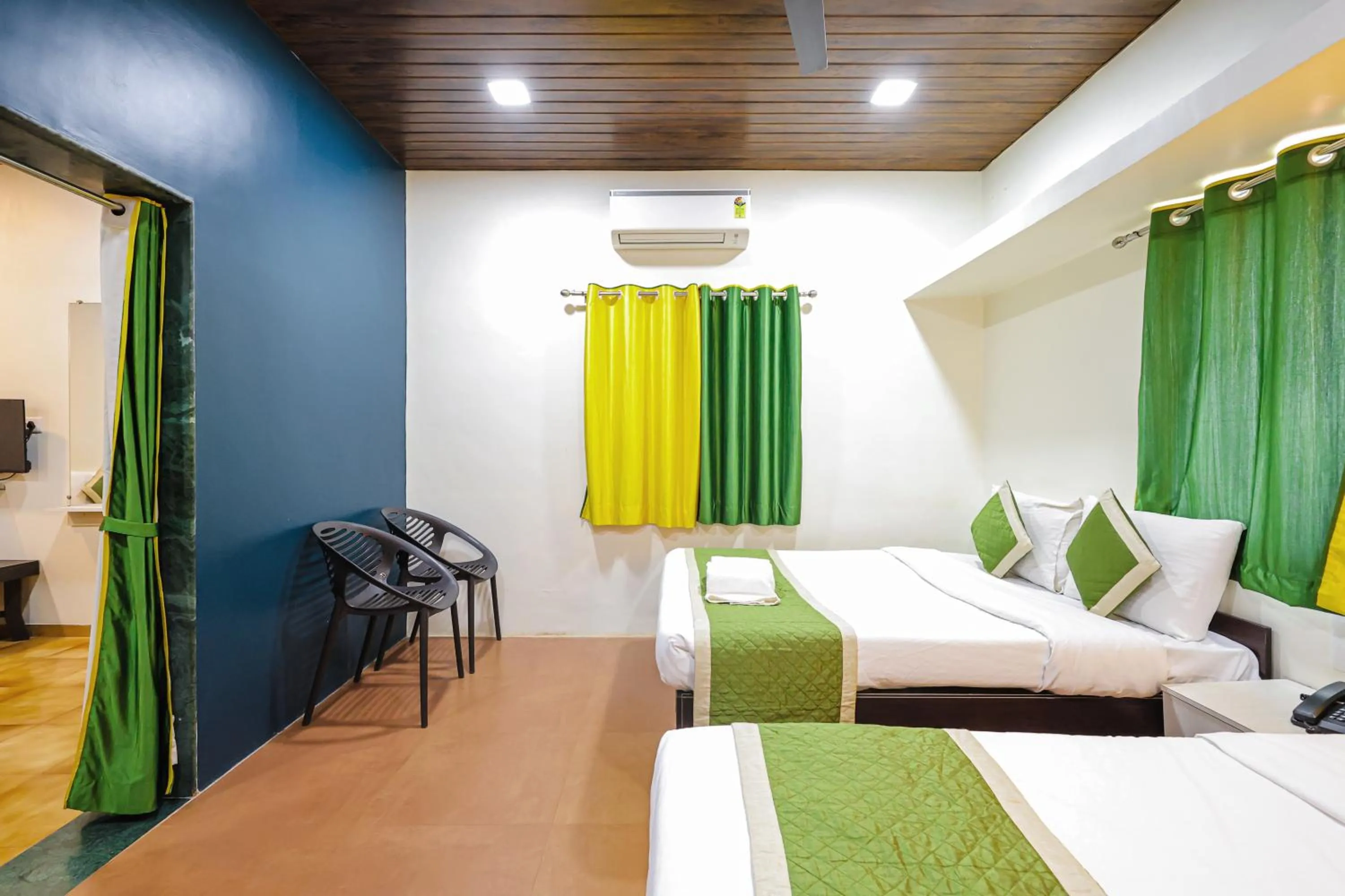 Bed in Kokanwadi Resort