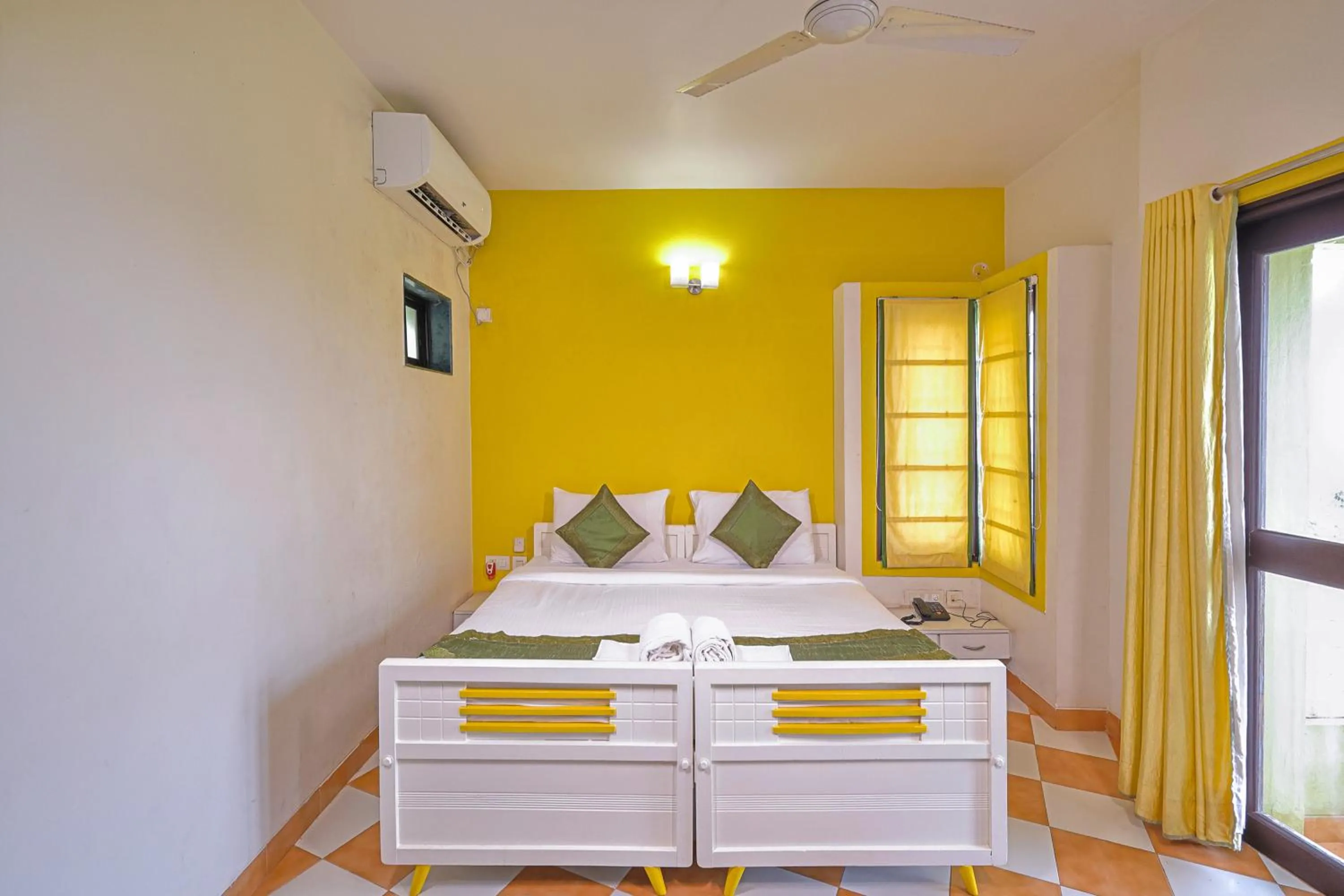 Bed in Kokanwadi Resort