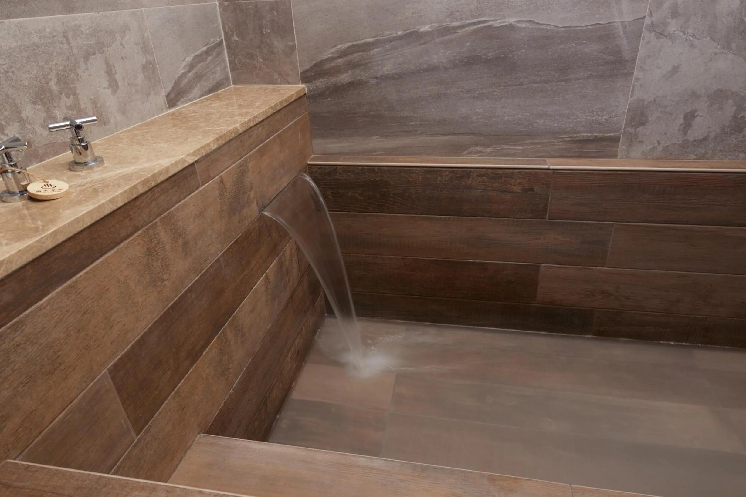Bathroom in Kyokusui Hotspring Hotel