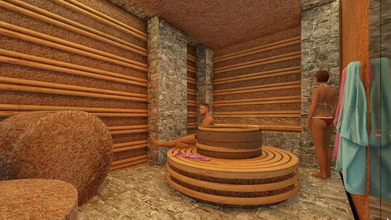 Spa and wellness centre/facilities in Hotel Villa del Bosco