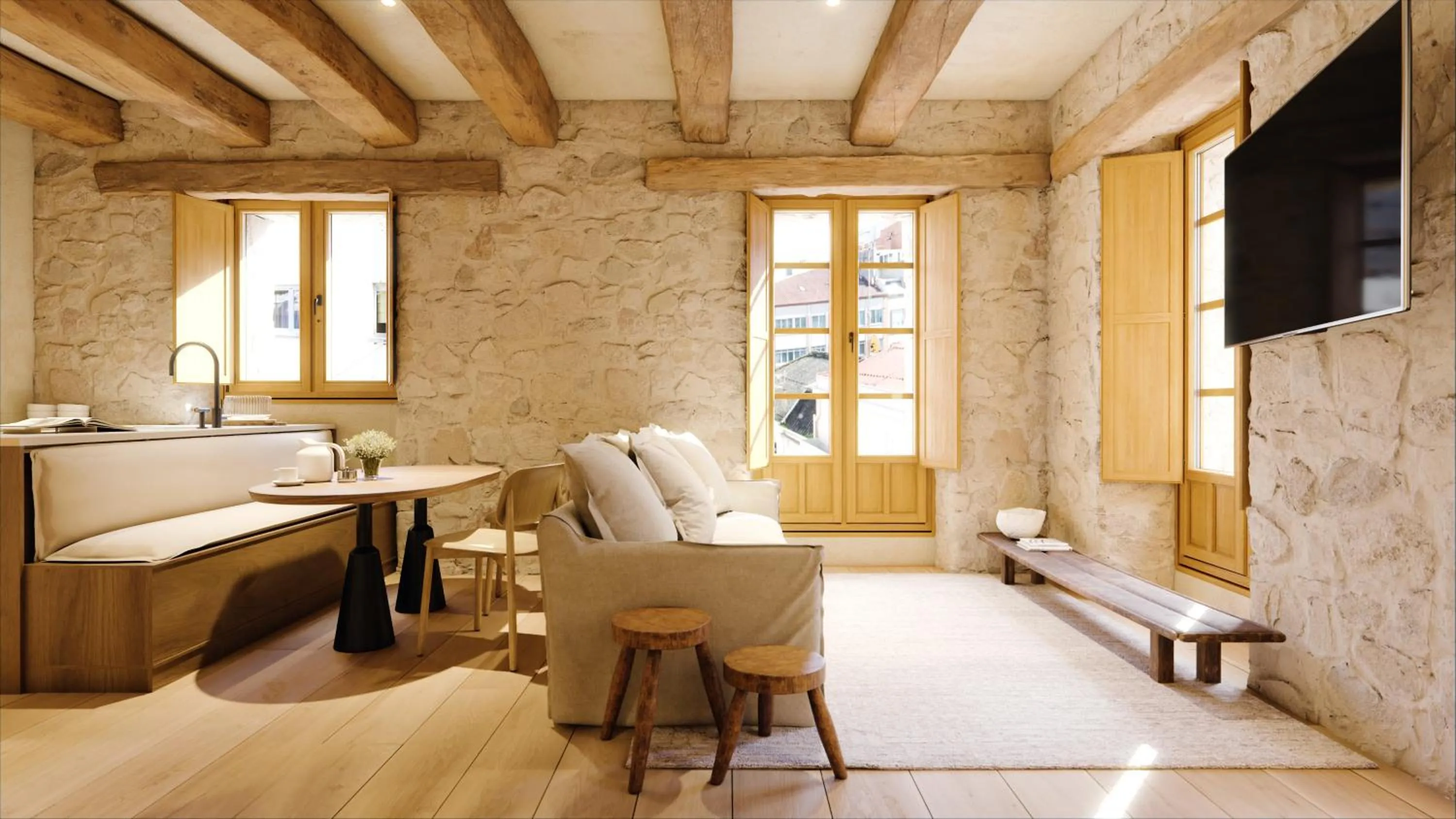 Living room in La Gallega by Upper Luxury Housing