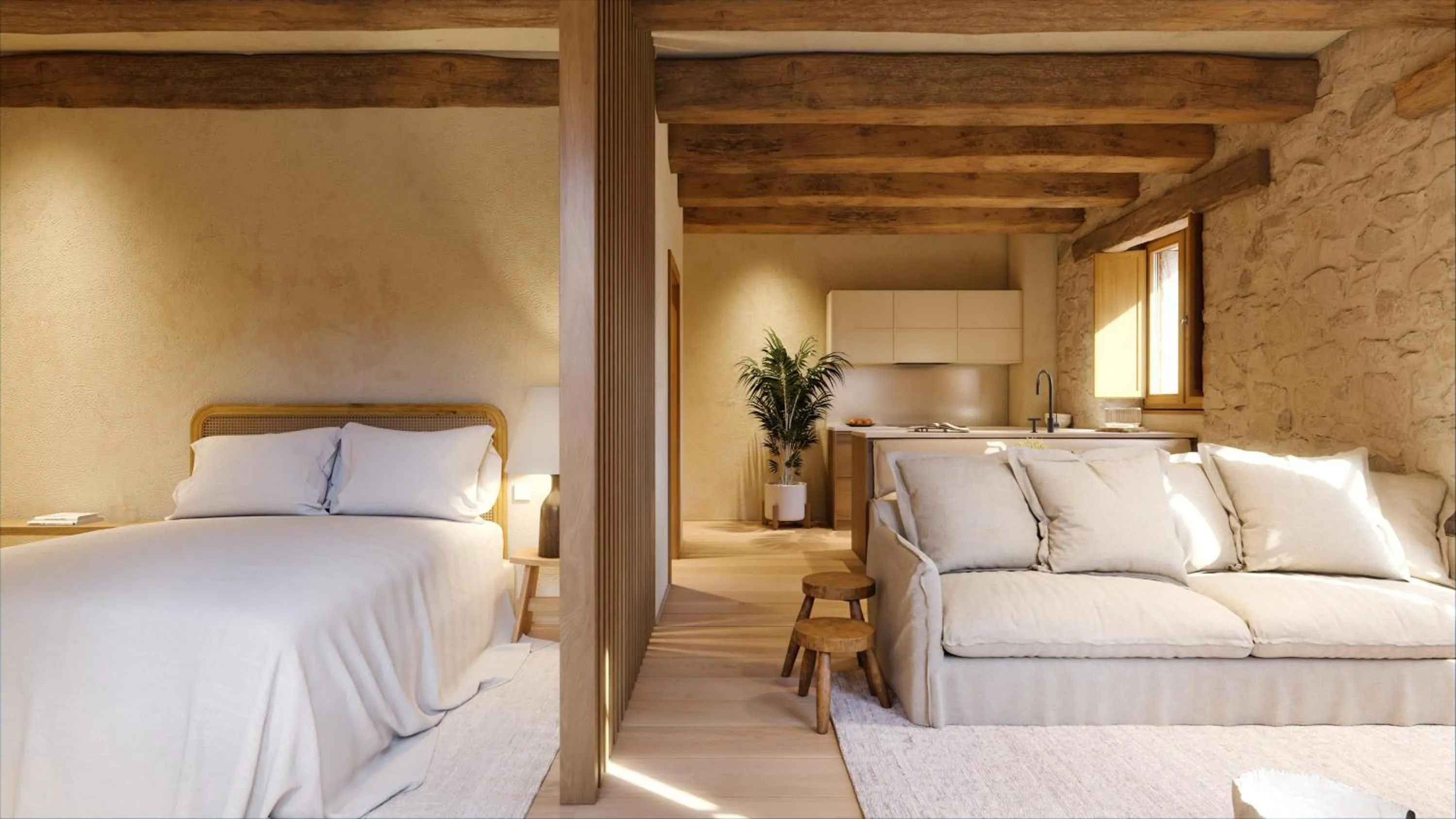 Photo of the whole room, Bed in La Gallega by Upper Luxury Housing