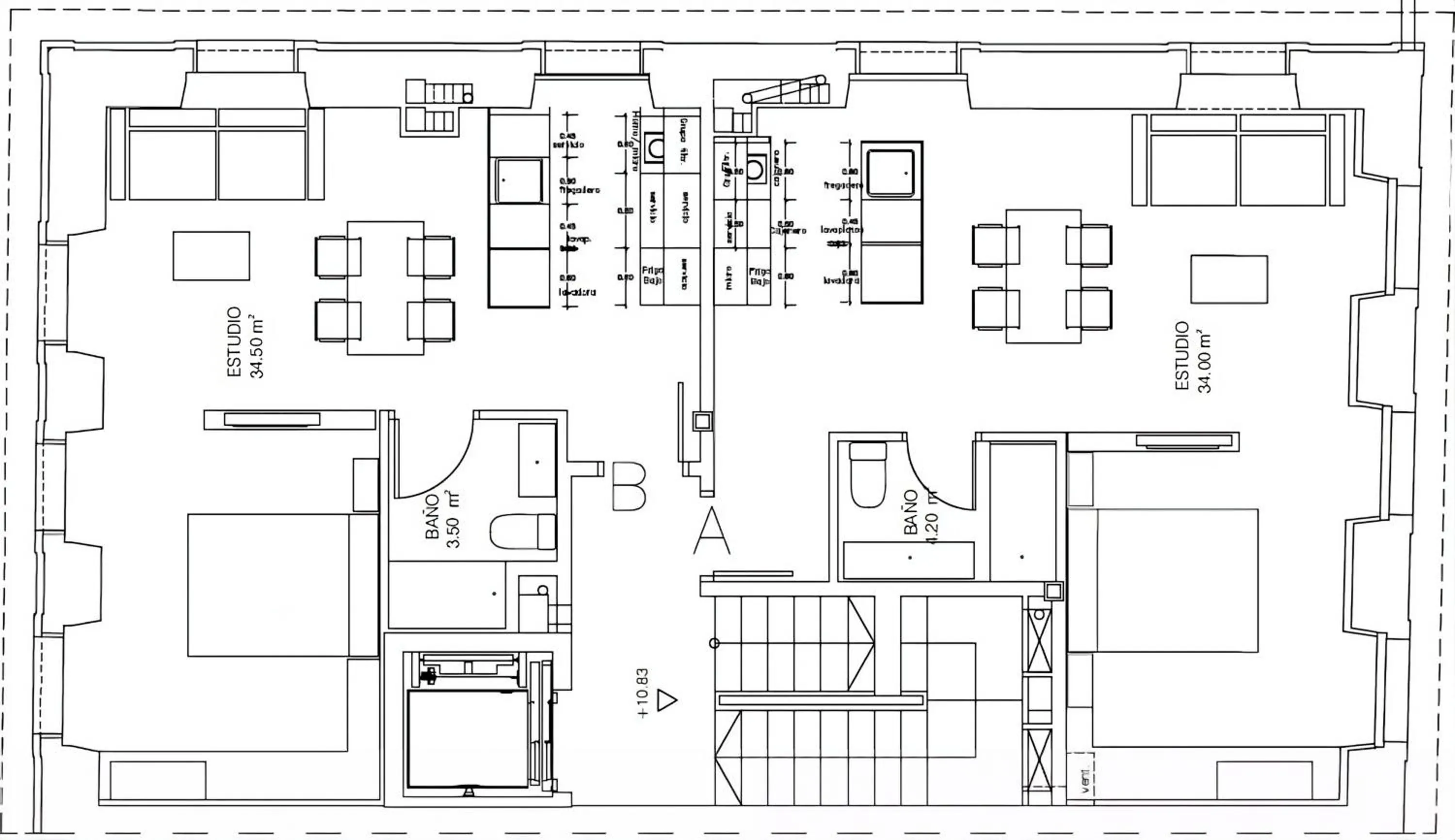 Floor plan in La Gallega by Upper Luxury Housing