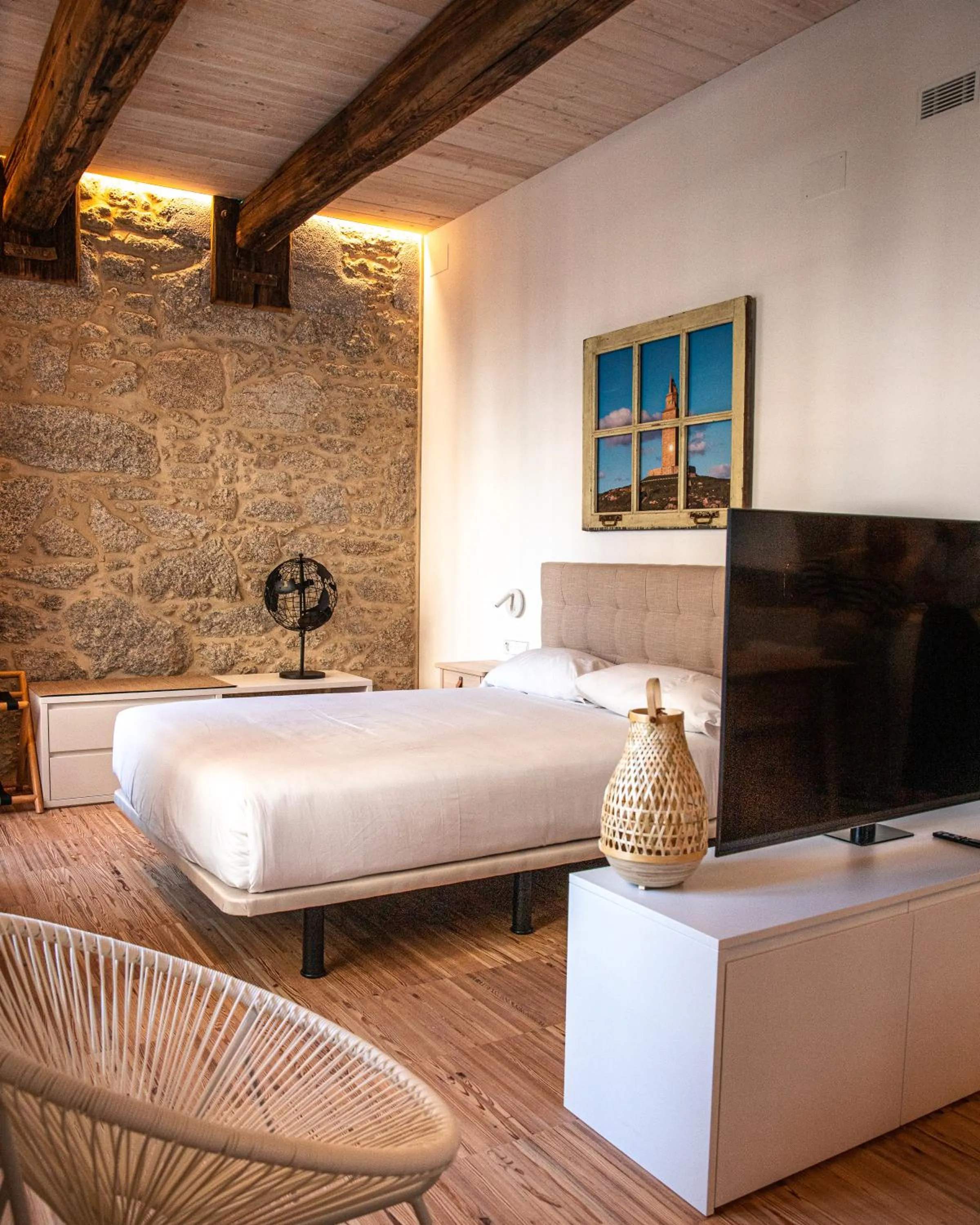 Bedroom, Bed in La Gallega by Upper Luxury Housing