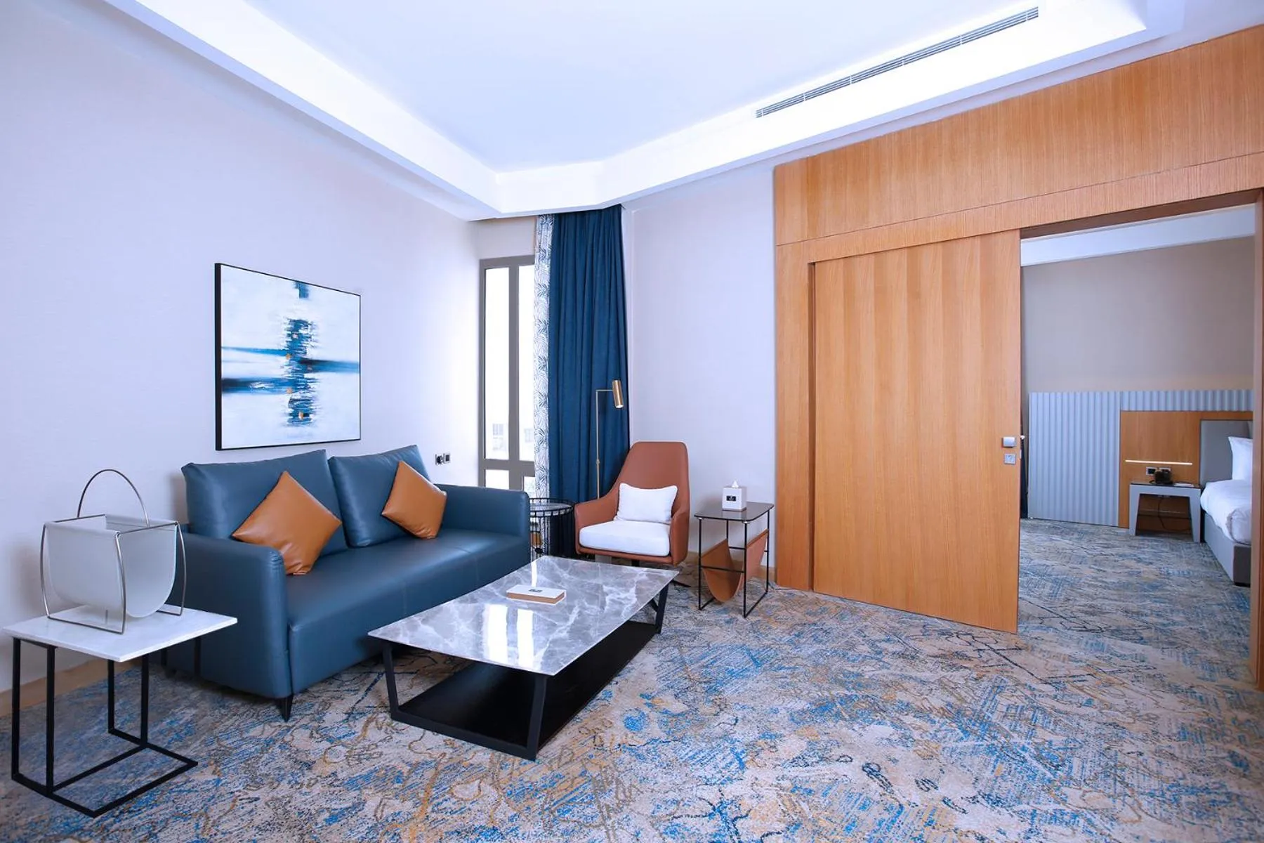 Living room, Bed in Grand Plaza Hotel - Jazan