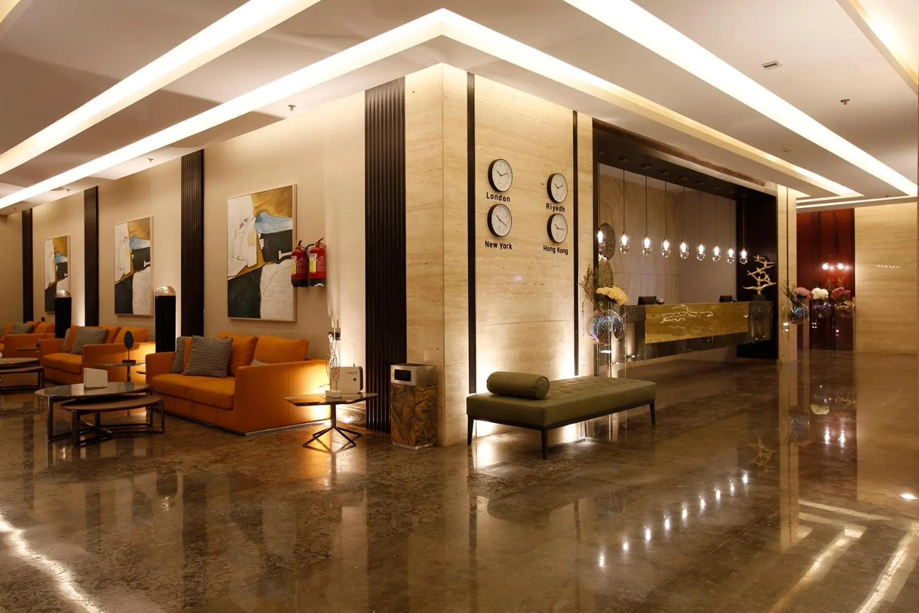 Lobby or reception in Grand Plaza Hotel - Jazan