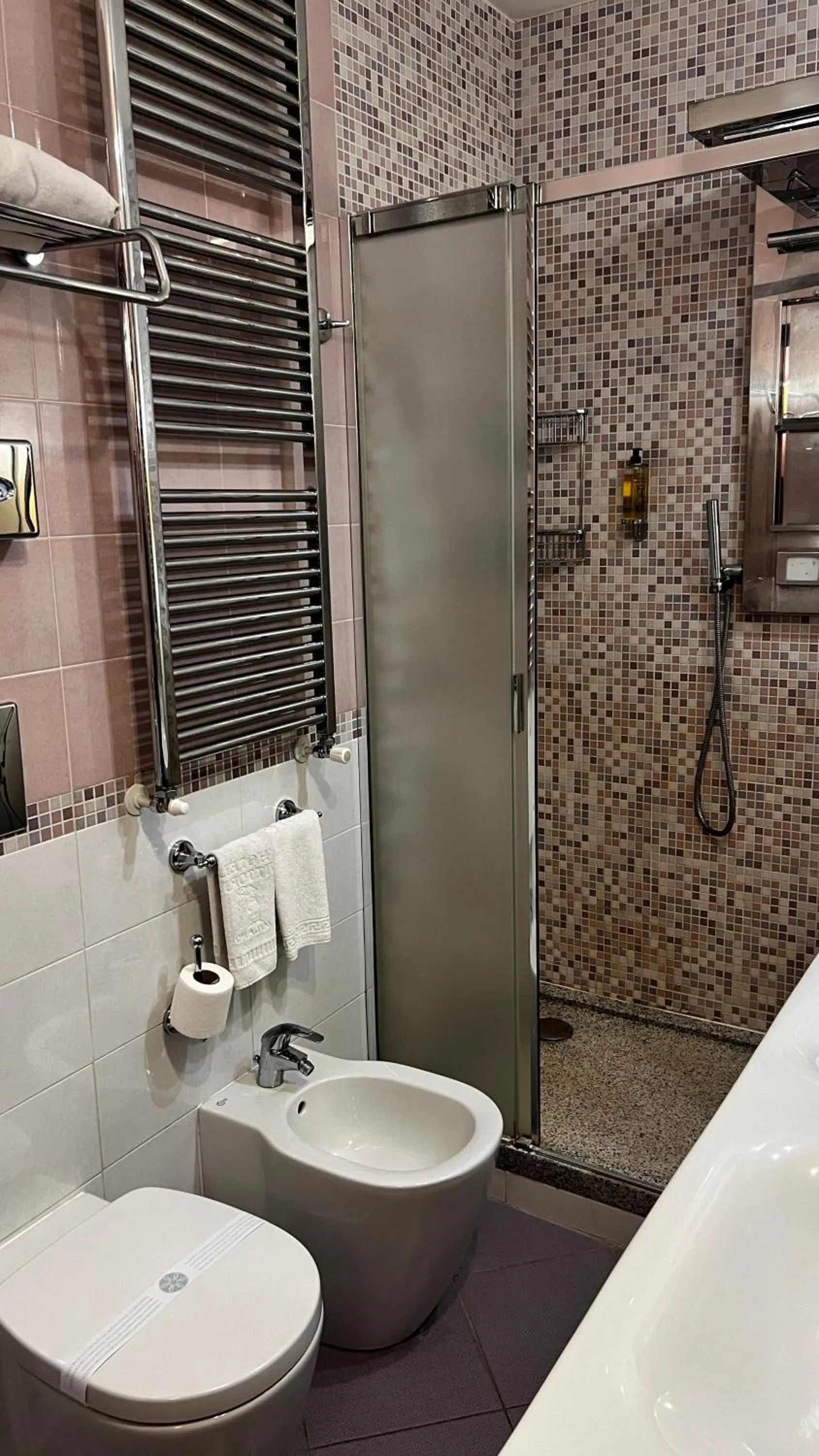 Shower in Hotel Vittoria