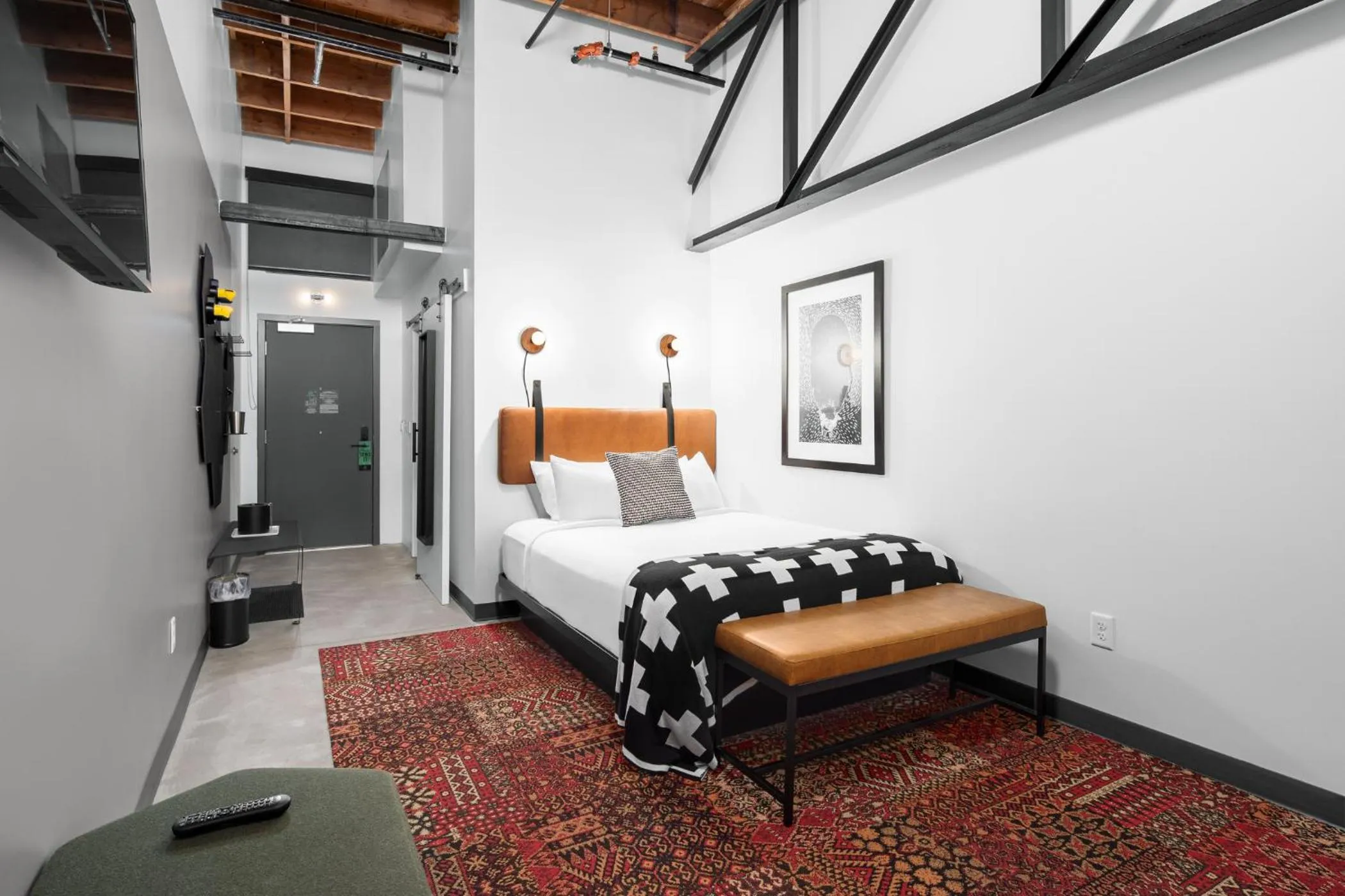 Bed in evo Hotel Salt Lake City