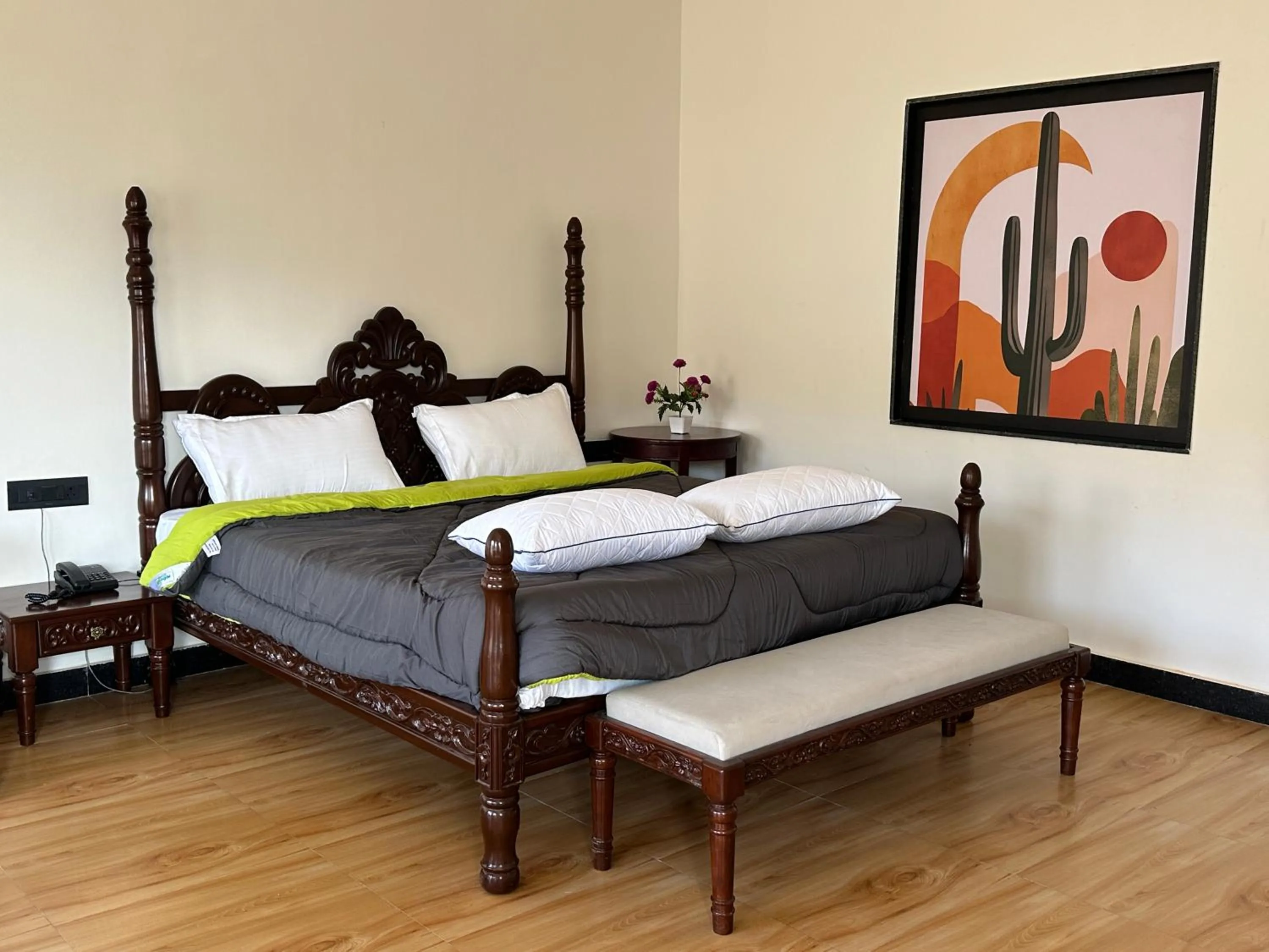 Bed in The HighGarden Resort