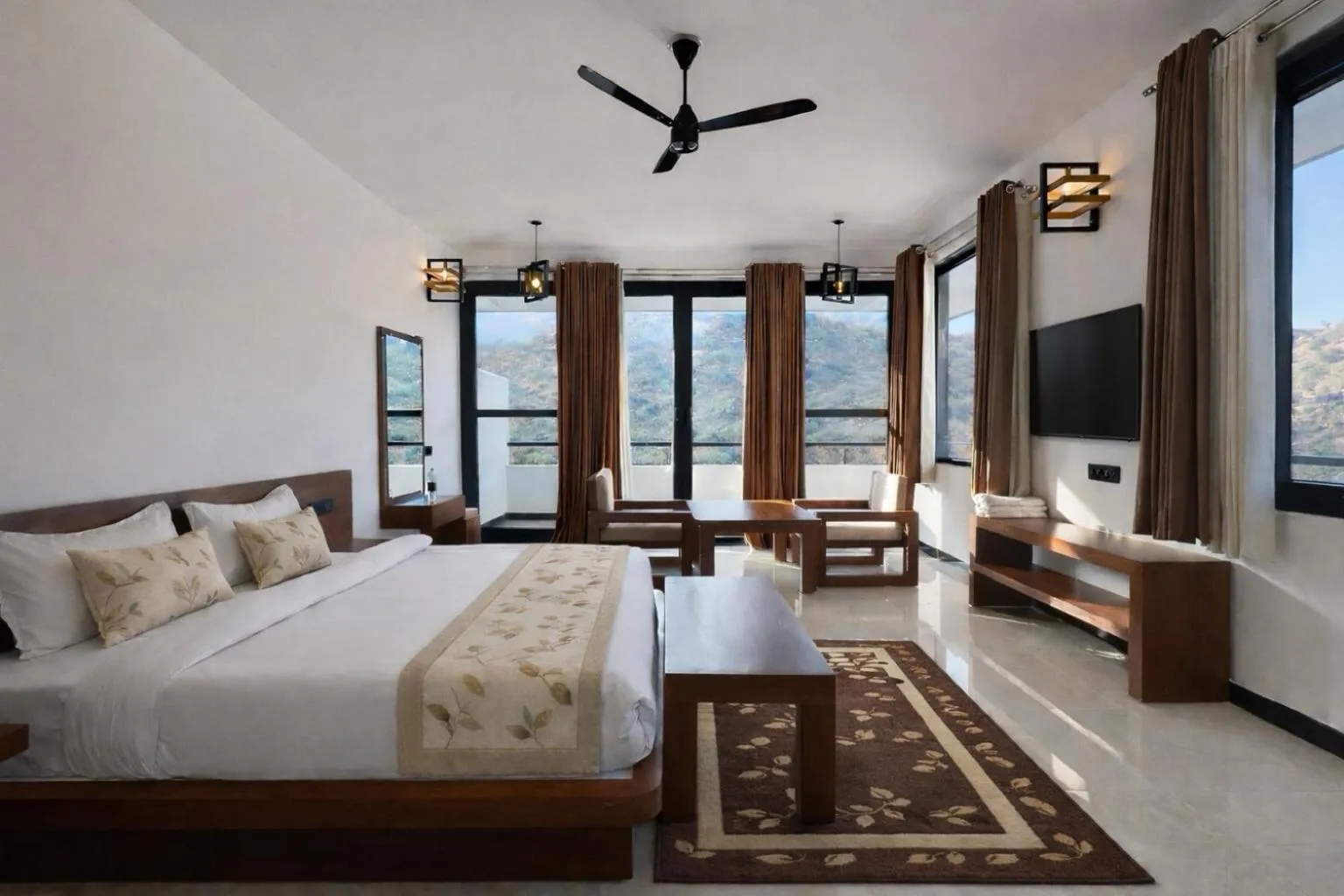 Bed in The HighGarden Resort