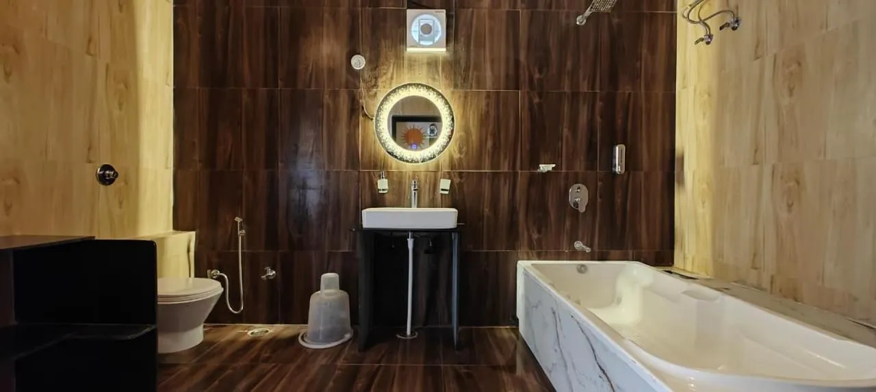 Toilet in The HighGarden Resort