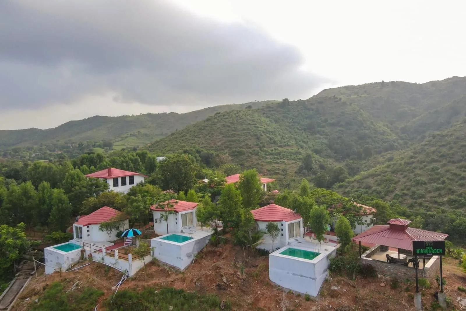 Property building in The HighGarden Resort