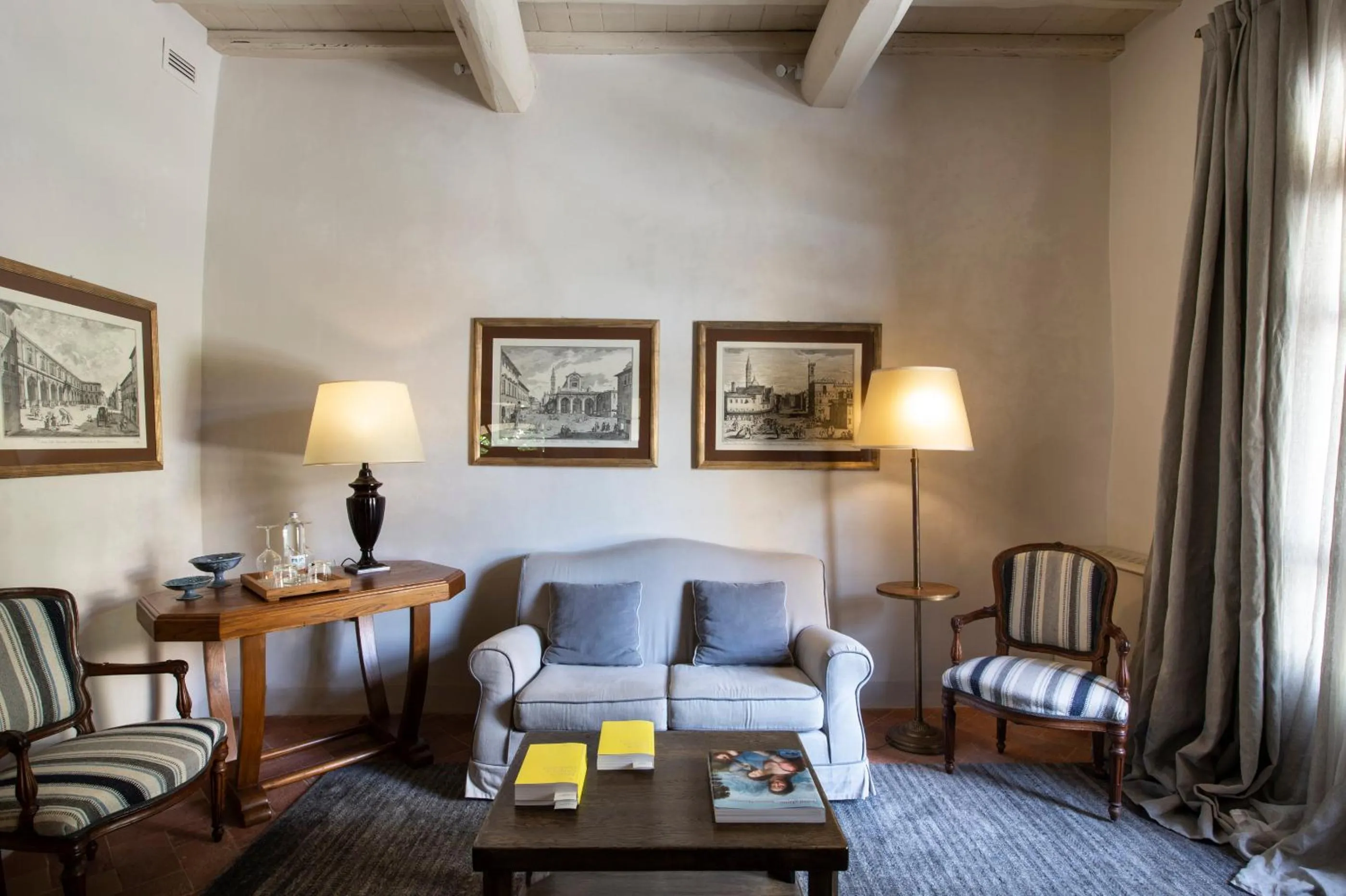Living room in Il Borro Relais & Châteaux